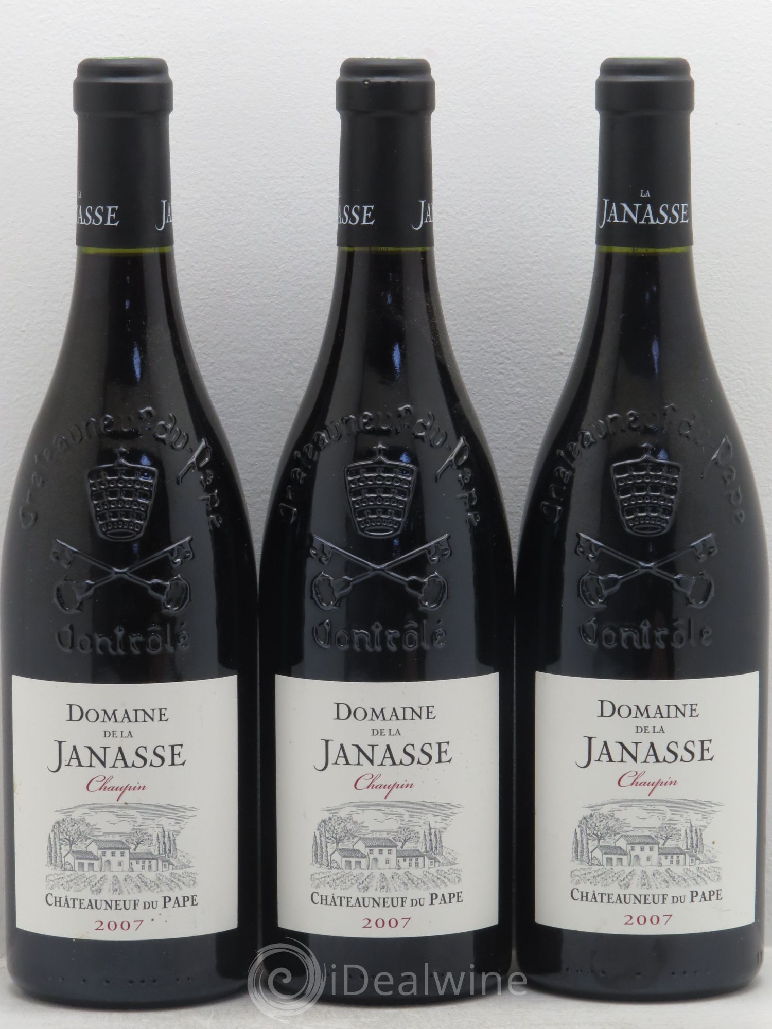 Châteauneuf-du-Pape Cuvée Chaupin La Janasse (Domaine de) 2007 - Lot de 3 bouteilles - 0