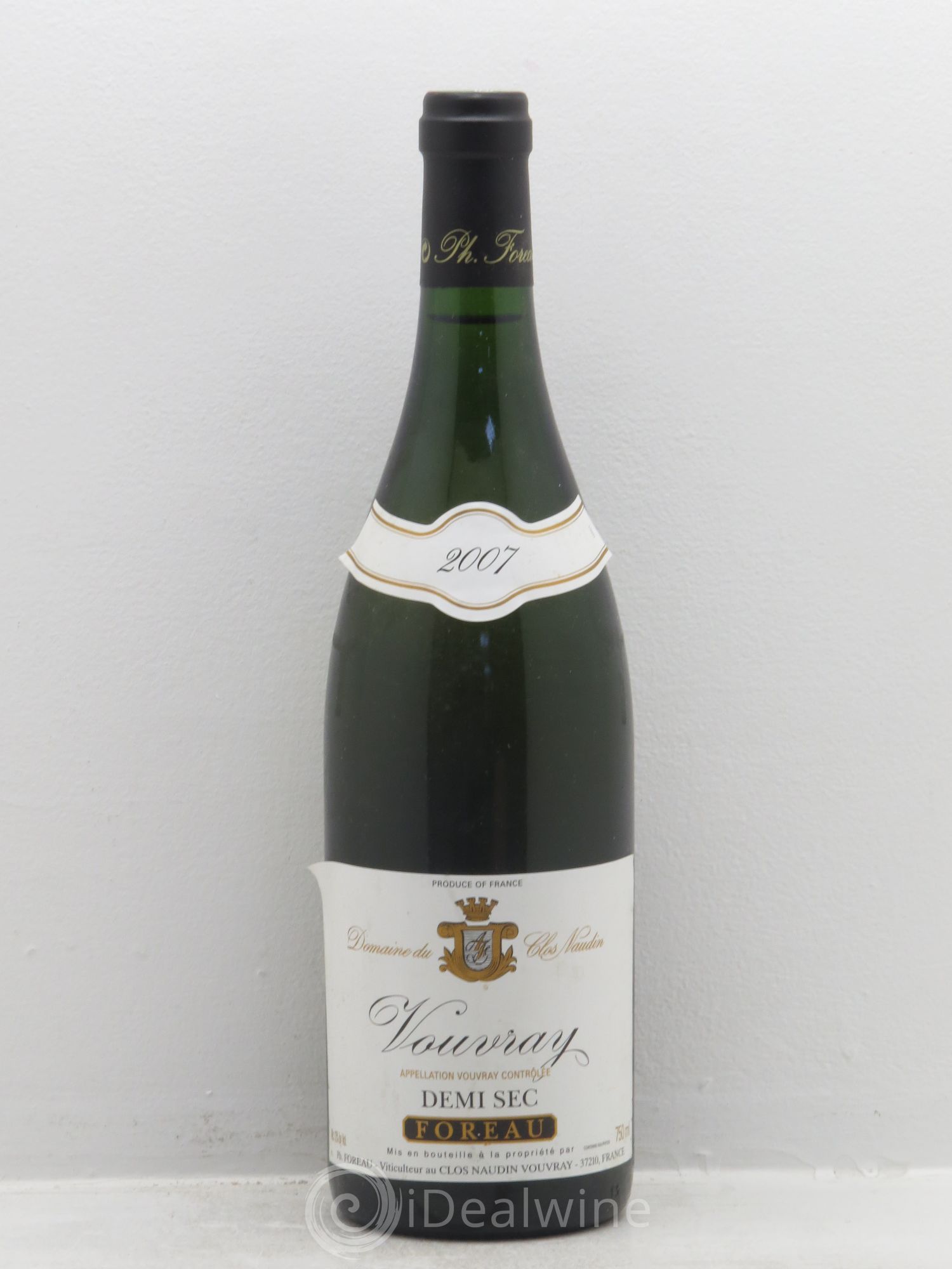 Vouvray Demi-Sec Clos Naudin - Philippe Foreau 2007 - Lot de 1 bouteille - 0