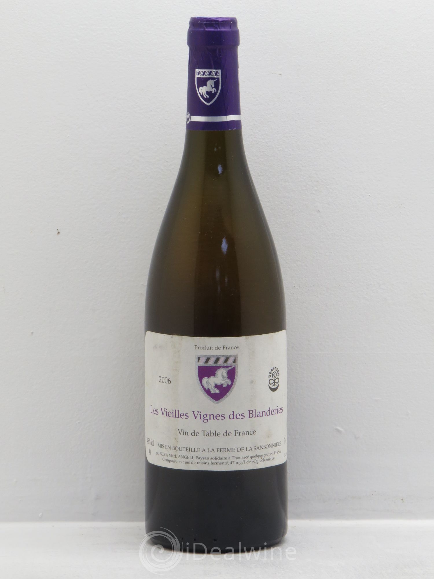 Divers VDT Vieilles vignes Blanderies Mark Angeli 2006 - Posten von 1 Flasche - 0