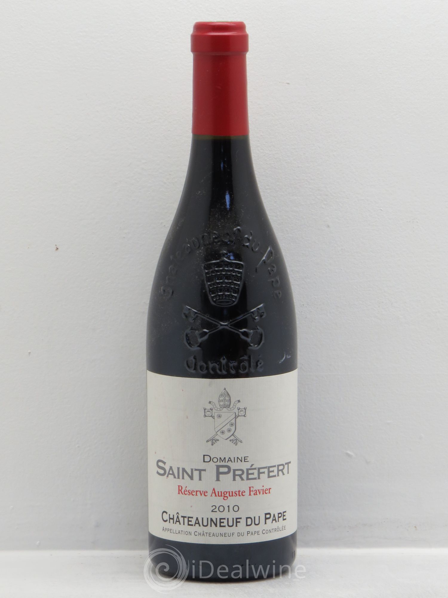Châteauneuf-du-Pape Réserve Auguste Favier Domaine Saint-Préfert 2010 - Lot de 1 bouteille - 0