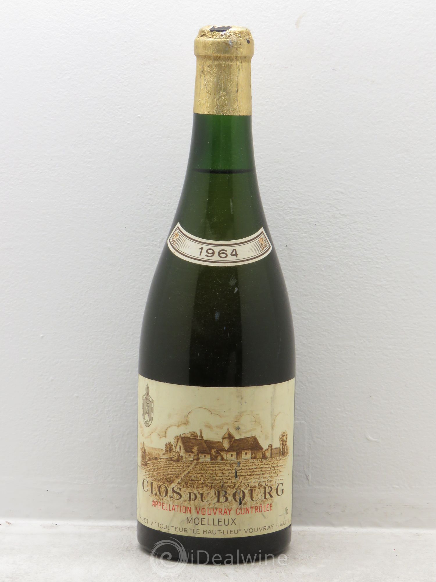 Vouvray Clos du Bourg Moelleux Domaine Huet 1964 - Lotto di 1 bottiglia - 0