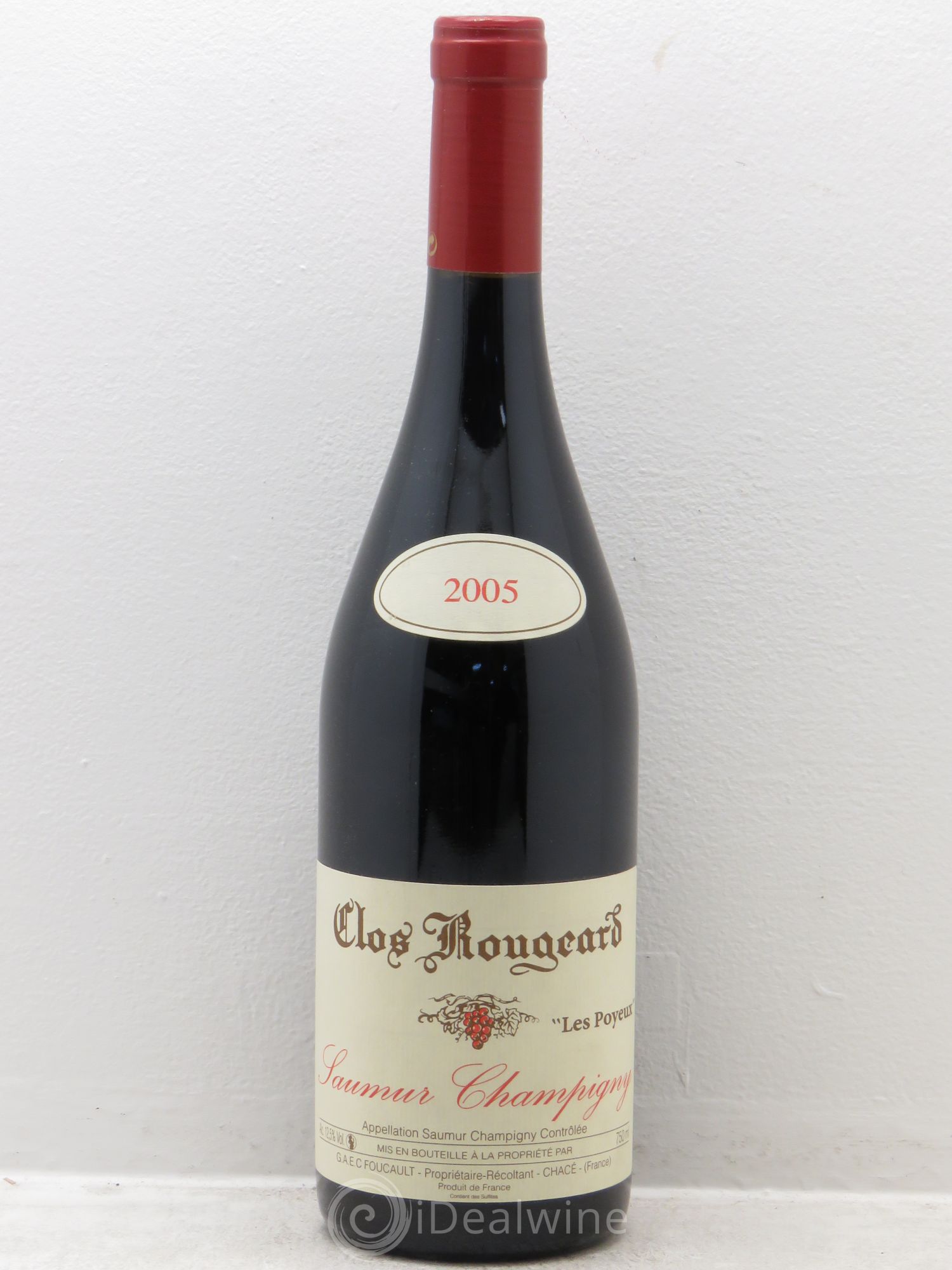 Saumur-Champigny Les Poyeux Clos Rougeard 2005 - Lot de 1 bouteille - 0