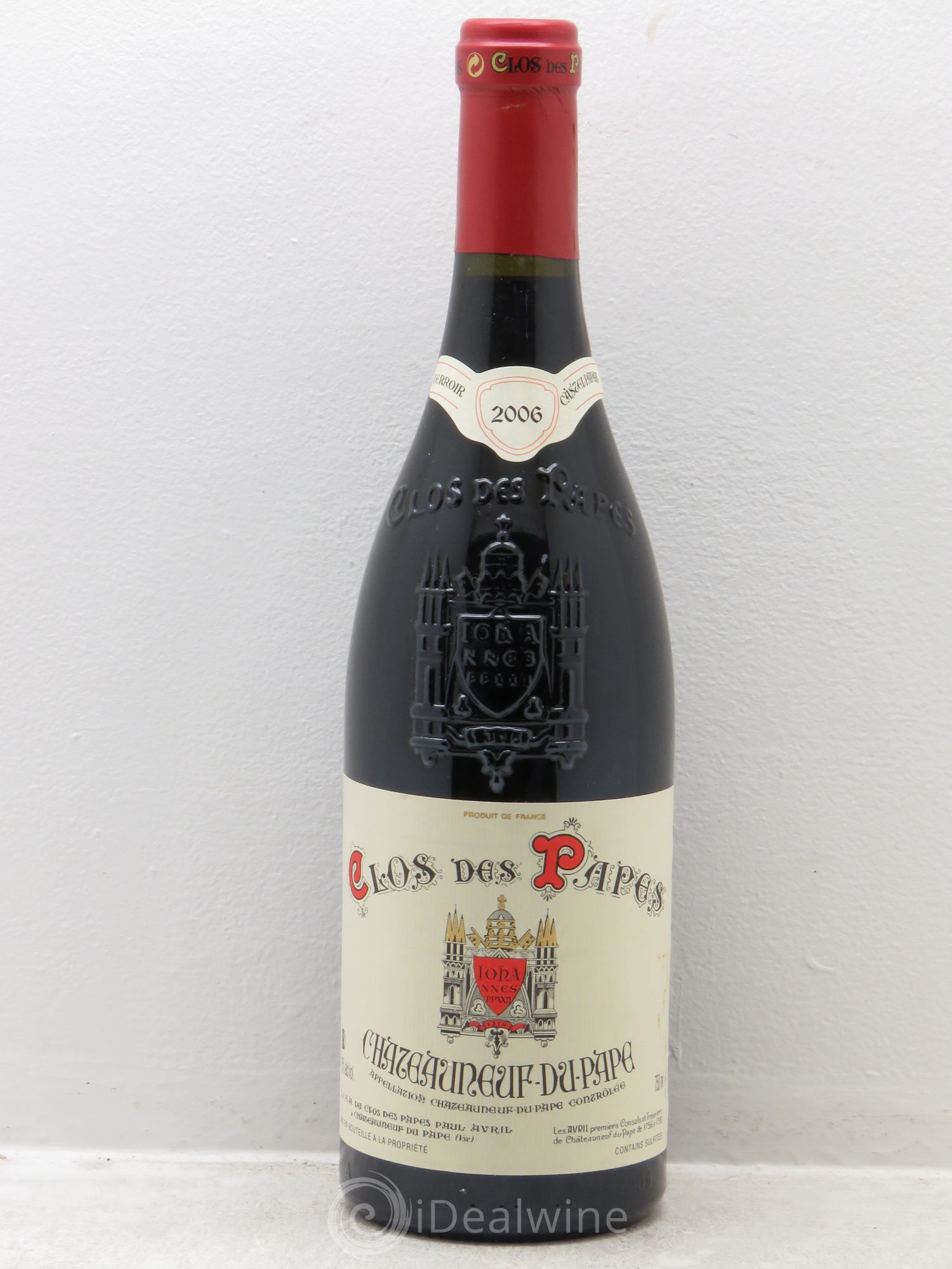 Châteauneuf-du-Pape Clos des Papes - Paul Avril 2006 - Lot de 1 bouteille - 0