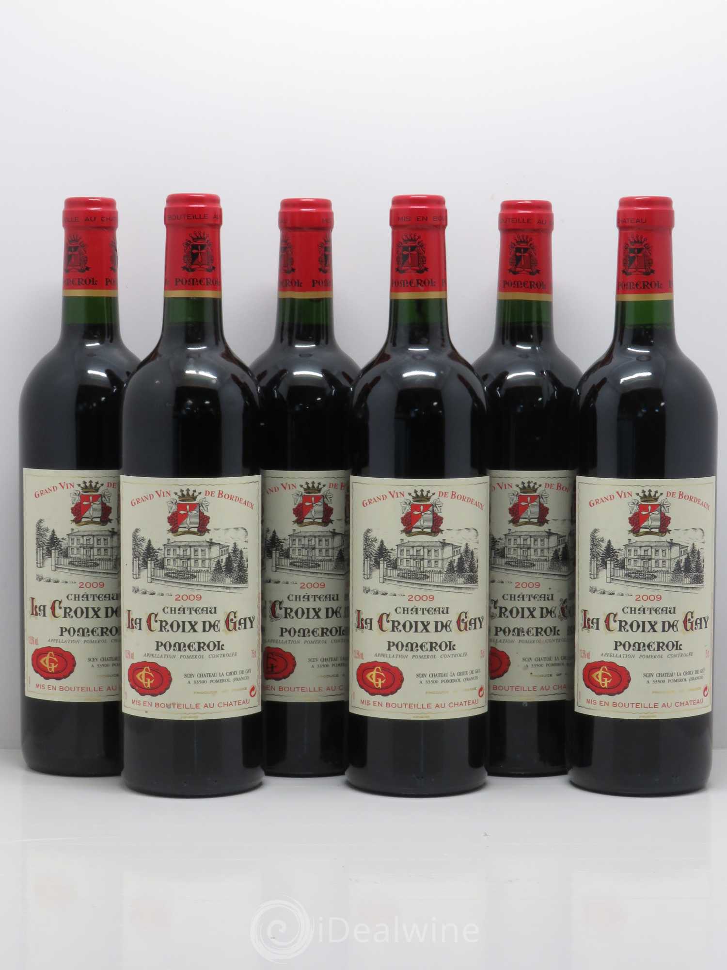 Château la Croix de Gay 2009 - Lot de 6 bouteilles - 0