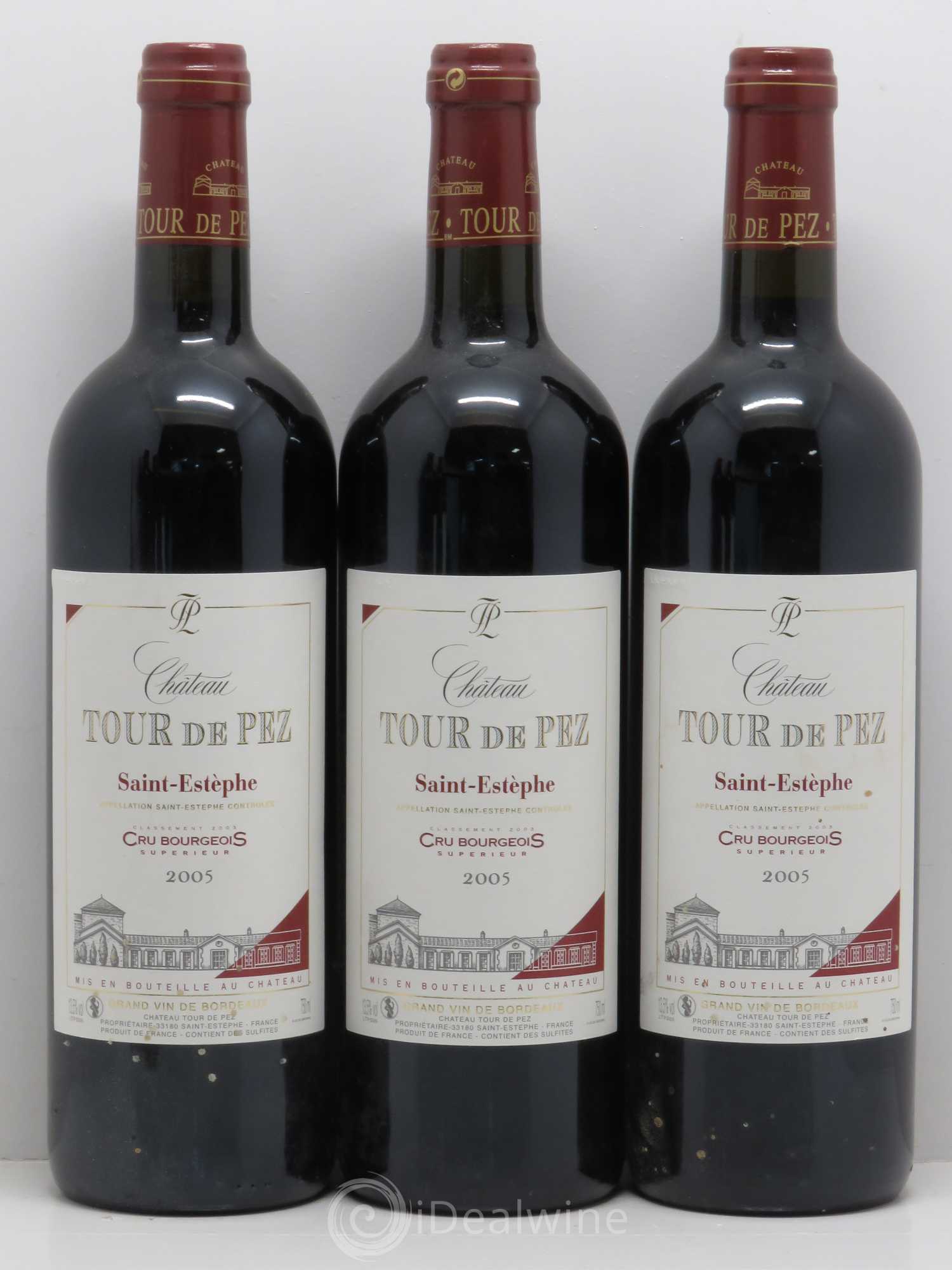 Château Tour de Pez Cru Bourgeois 2005 - Lot de 5 bouteilles - 1