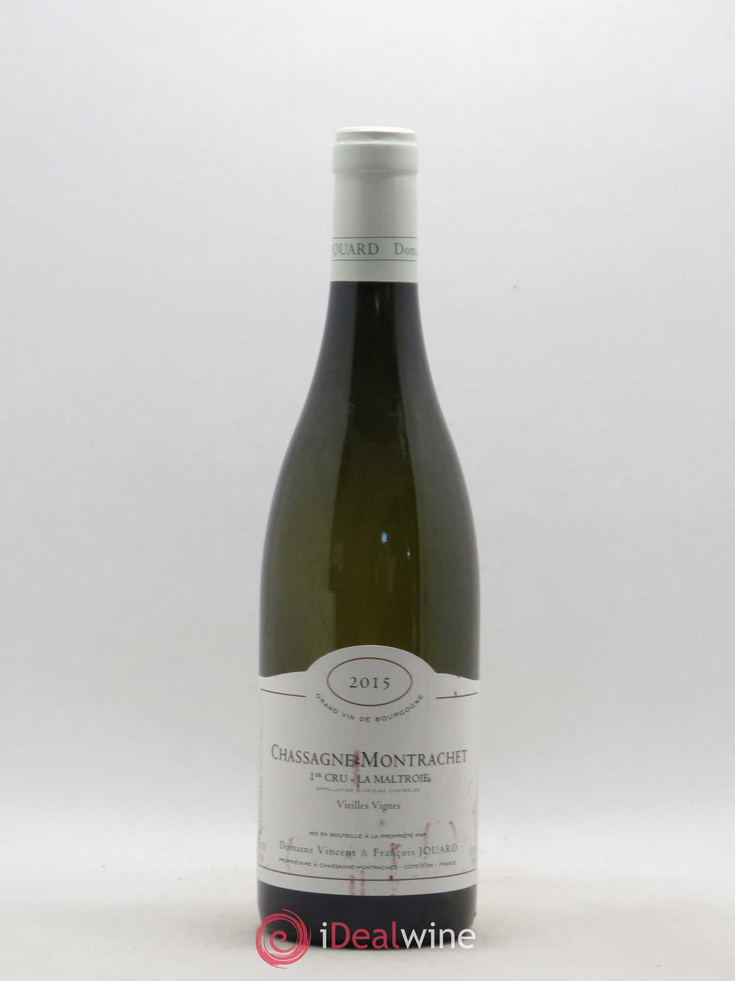 Chassagne-Montrachet 1er Cru La Maltroie Vieilles Vignes Domaine Jouard 2015 - Posten von 1 Flasche - 0