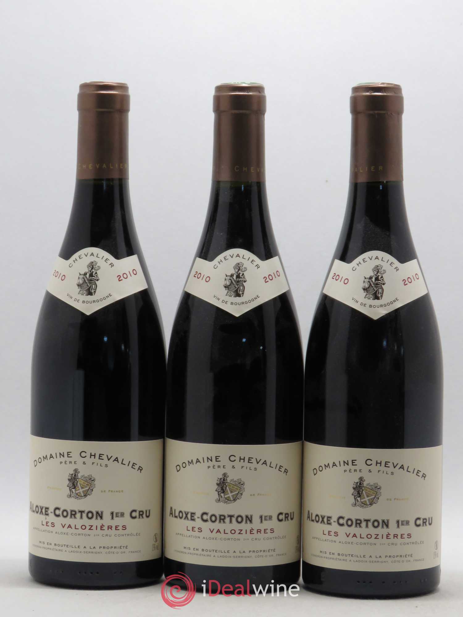 Aloxe-Corton 1er Cru Les Valozières Domaine Chevalier (sans prix de réserve) 2010 - Posten von 3 Flaschen - 0