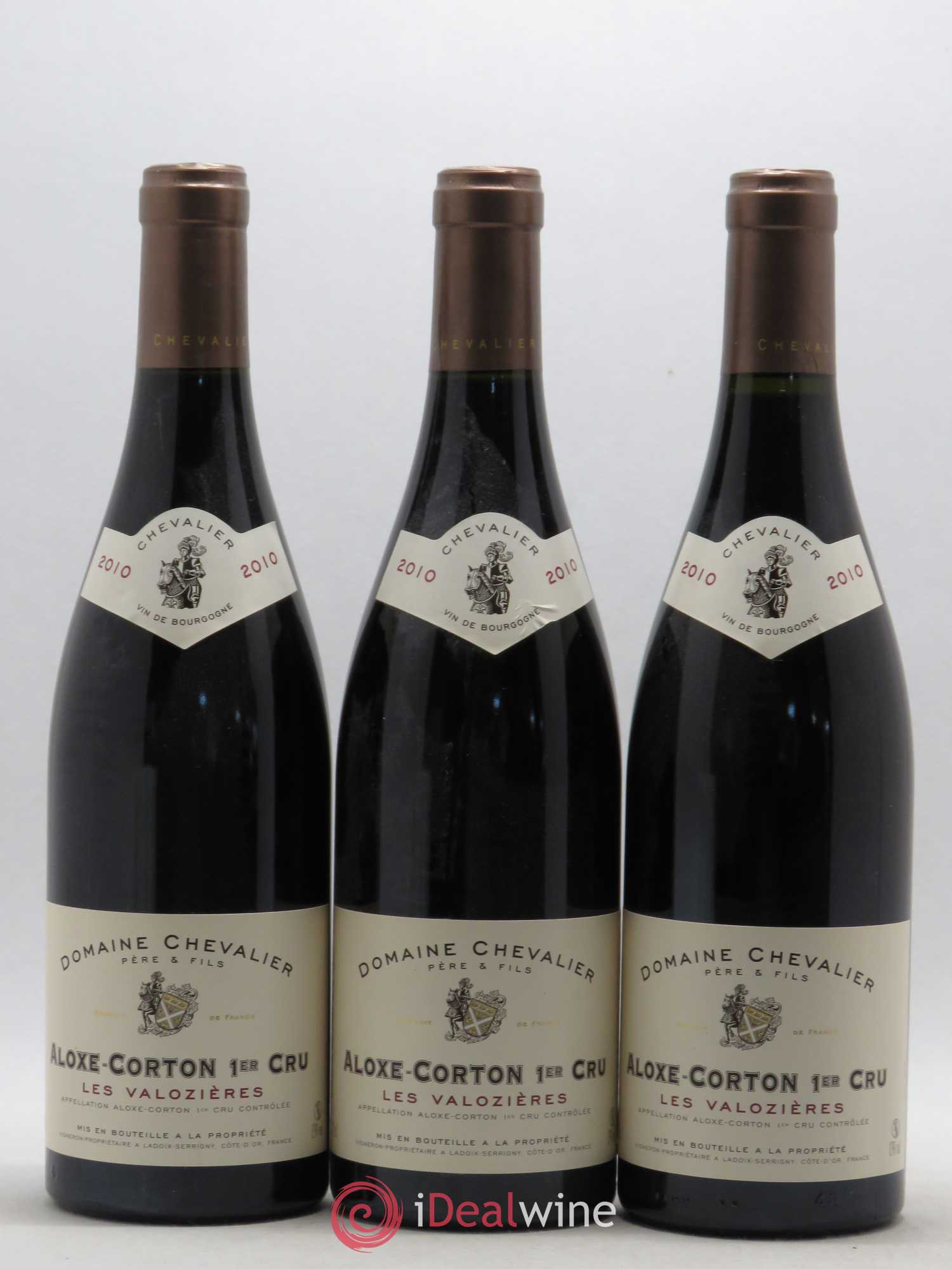 Aloxe-Corton 1er Cru Les Valozières Domaine Chevalier (sans prix de réserve) 2010 - Posten von 3 Flaschen - 0