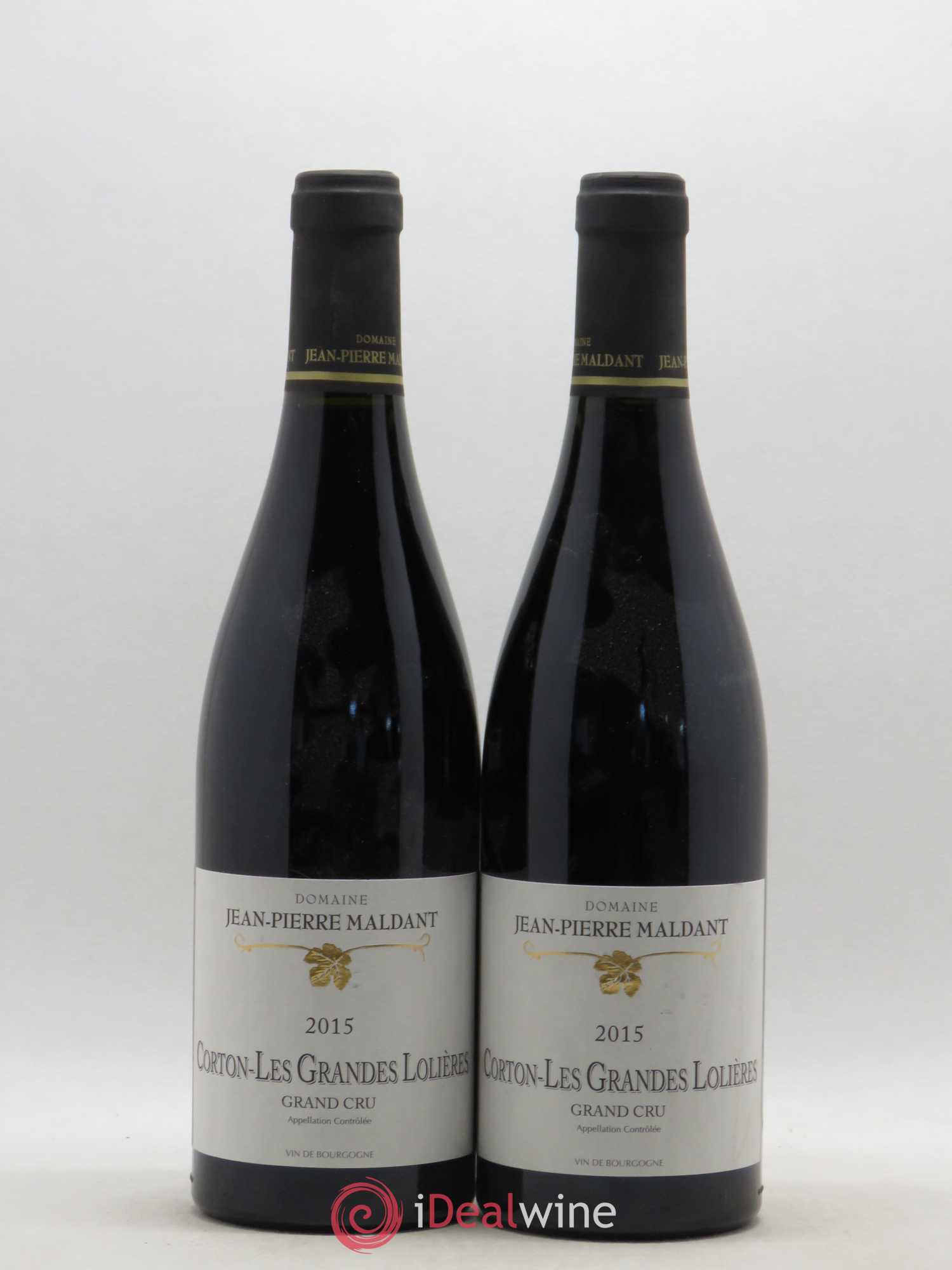 Corton Grand Cru Les Grandes Lolières Domaine Maldant (sans prix de réserve) 2015 - Posten von 2 Flaschen - 0