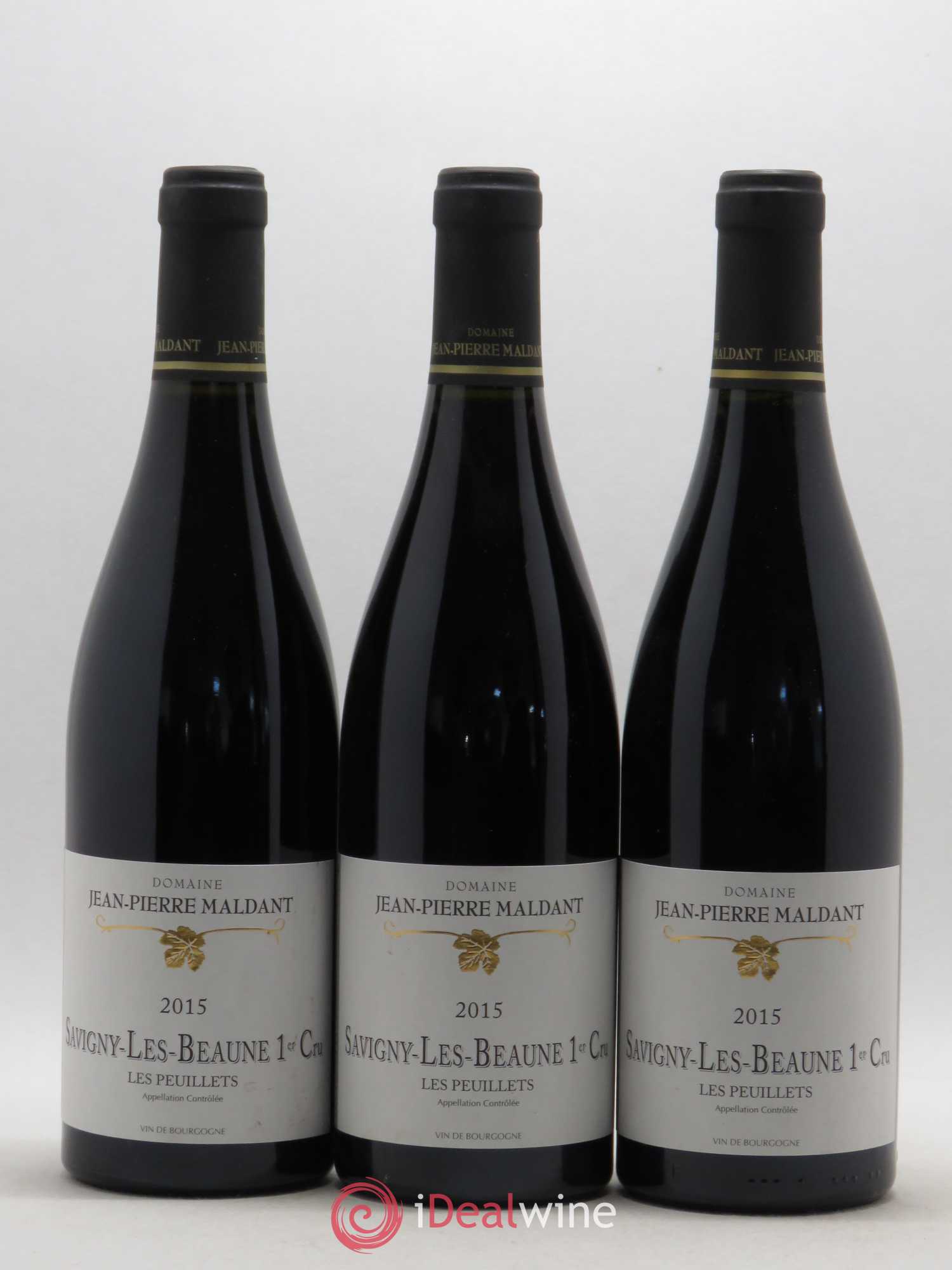 Savigny-lès-Beaune 1er Cru Les Peuillets Domaine Maldant (sans prix de réserve) 2015 - Posten von 3 Flaschen - 0