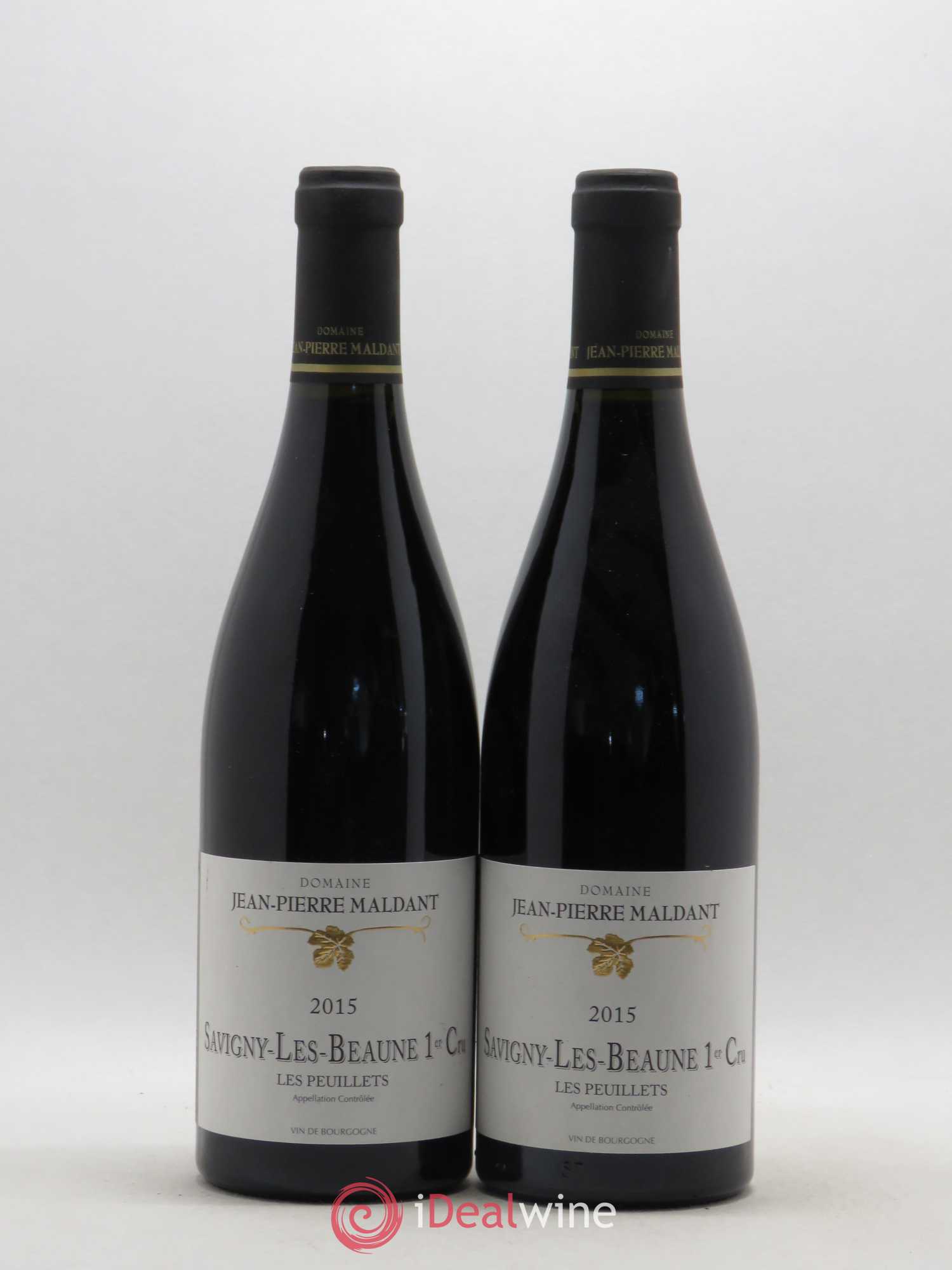 Savigny-lès-Beaune 1er Cru Les Peuillets Domaine Maldant (sans prix de réserve) 2015 - Posten von 2 Flaschen - 0