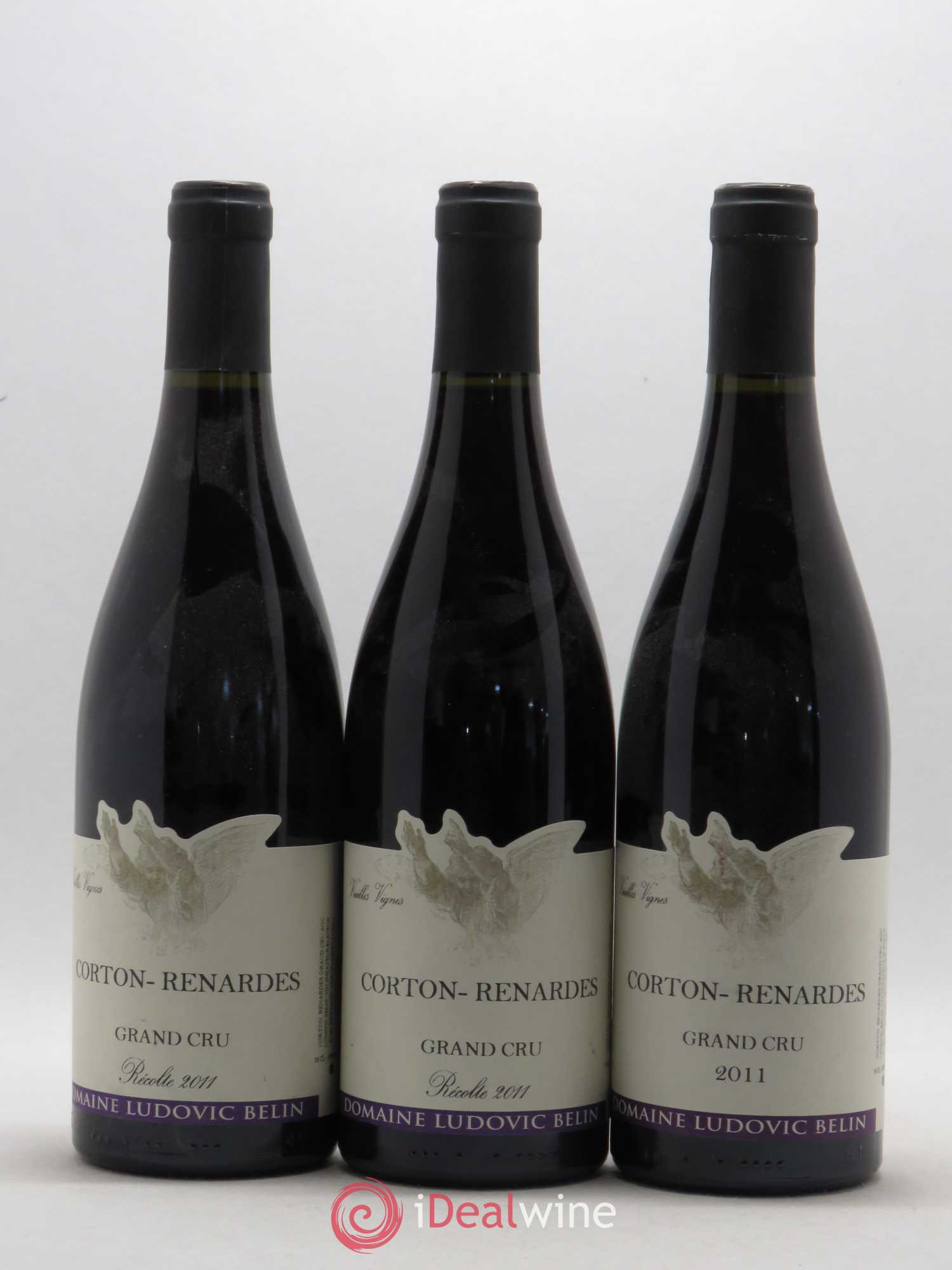 Corton Grand Cru Renardes Belin (sans prix de réserve) 2011 - Posten von 3 Flaschen - 0