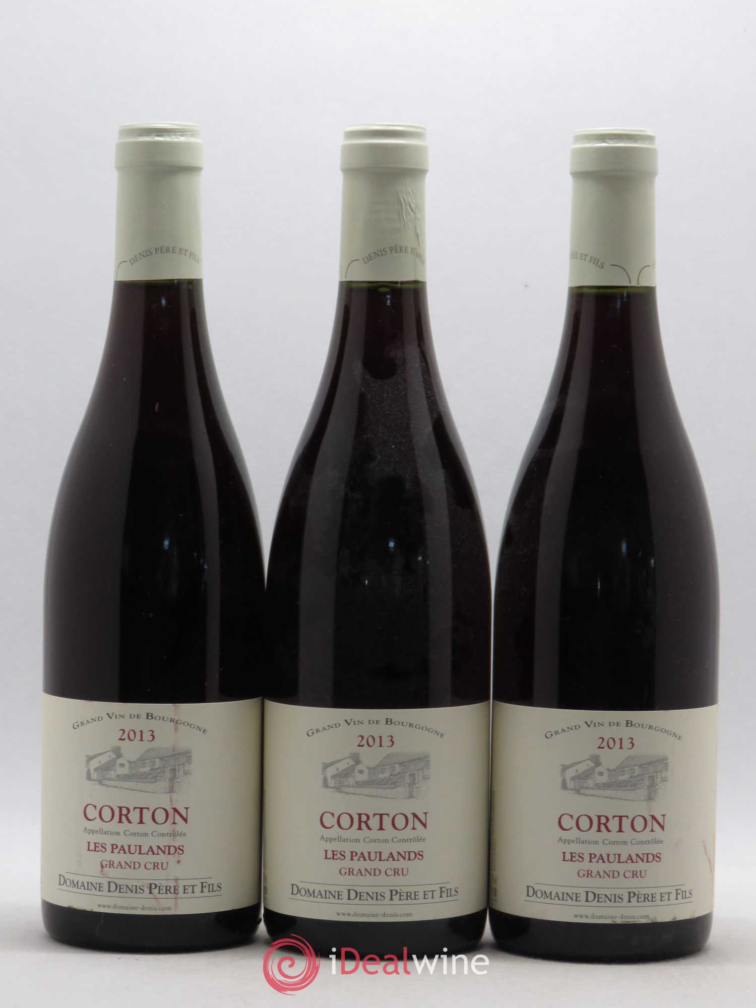 Corton Grand Cru Les Paulands Domaine Denis 2013 - Posten von 3 Flaschen - 0
