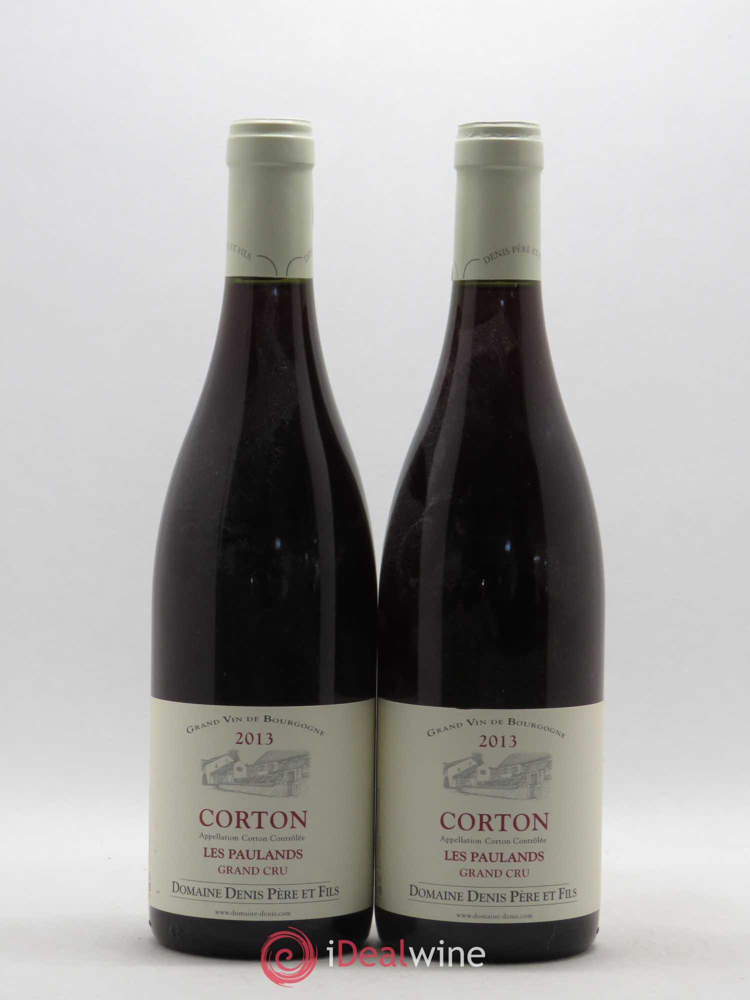 Corton Grand Cru Les Paulands Domaine Denis (sans prix de réserve) 2013 - Posten von 2 Flaschen - 0