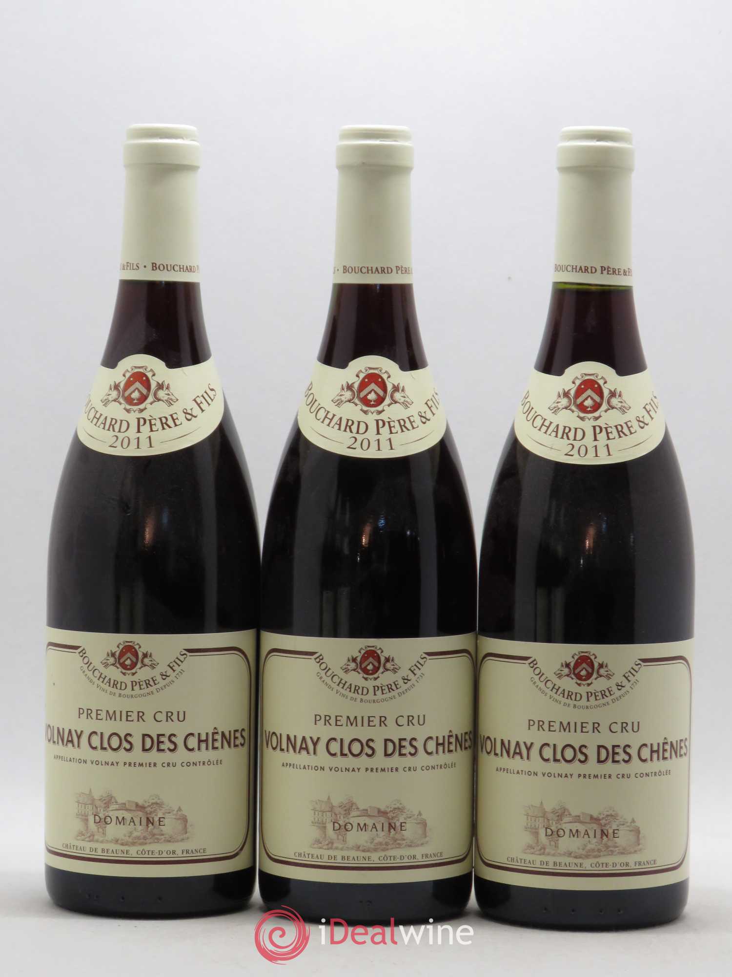 Volnay 1er Cru Clos des Chênes Bouchard 2011 - Posten von 3 Flaschen - 0