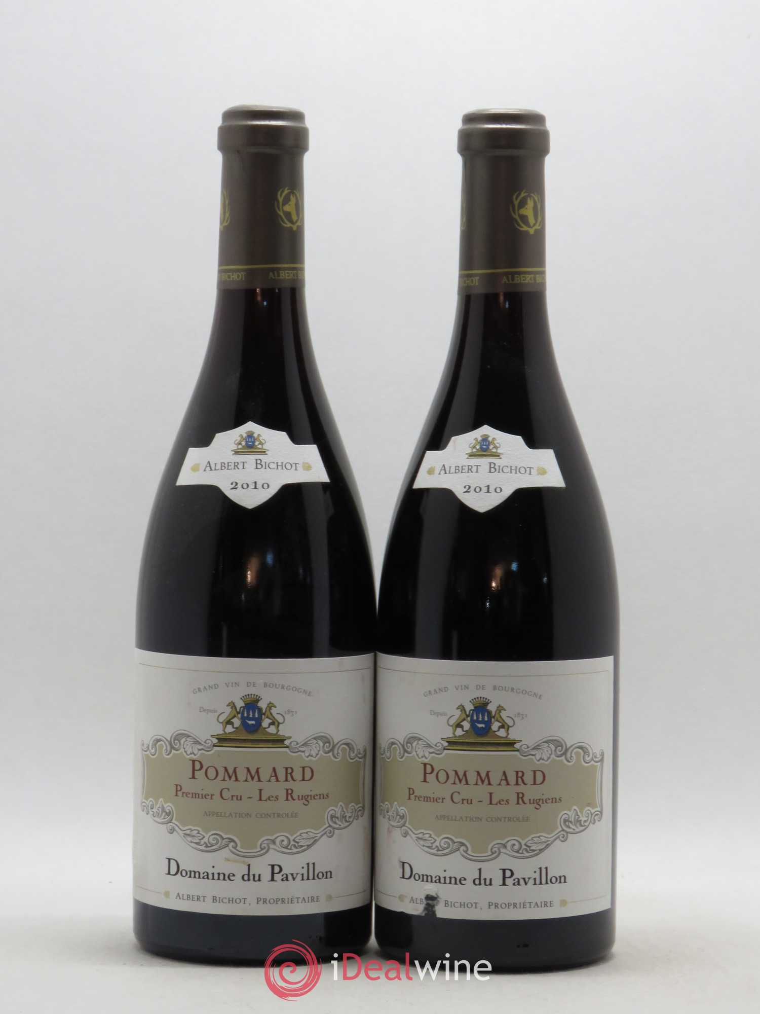 Pommard 1er Cru Les Rugiens Domaine du Pavillon - Albert Bichot (sans prix de réserve) 2010 - Lot de 2 bouteilles - 0