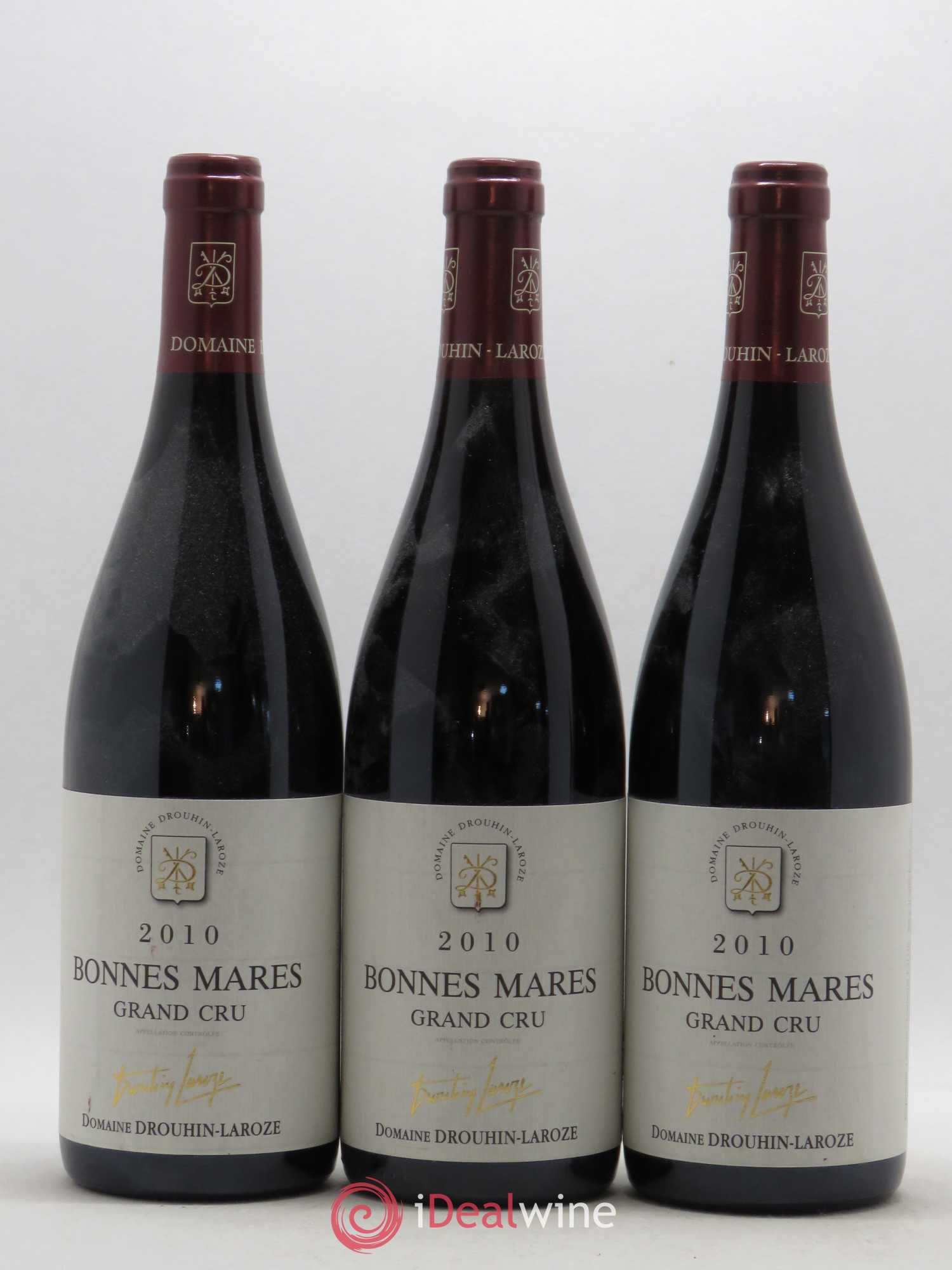 Bonnes-Mares Grand Cru Domaine Drouhin-Laroze 2010 - Lot de 3 bouteilles - 0