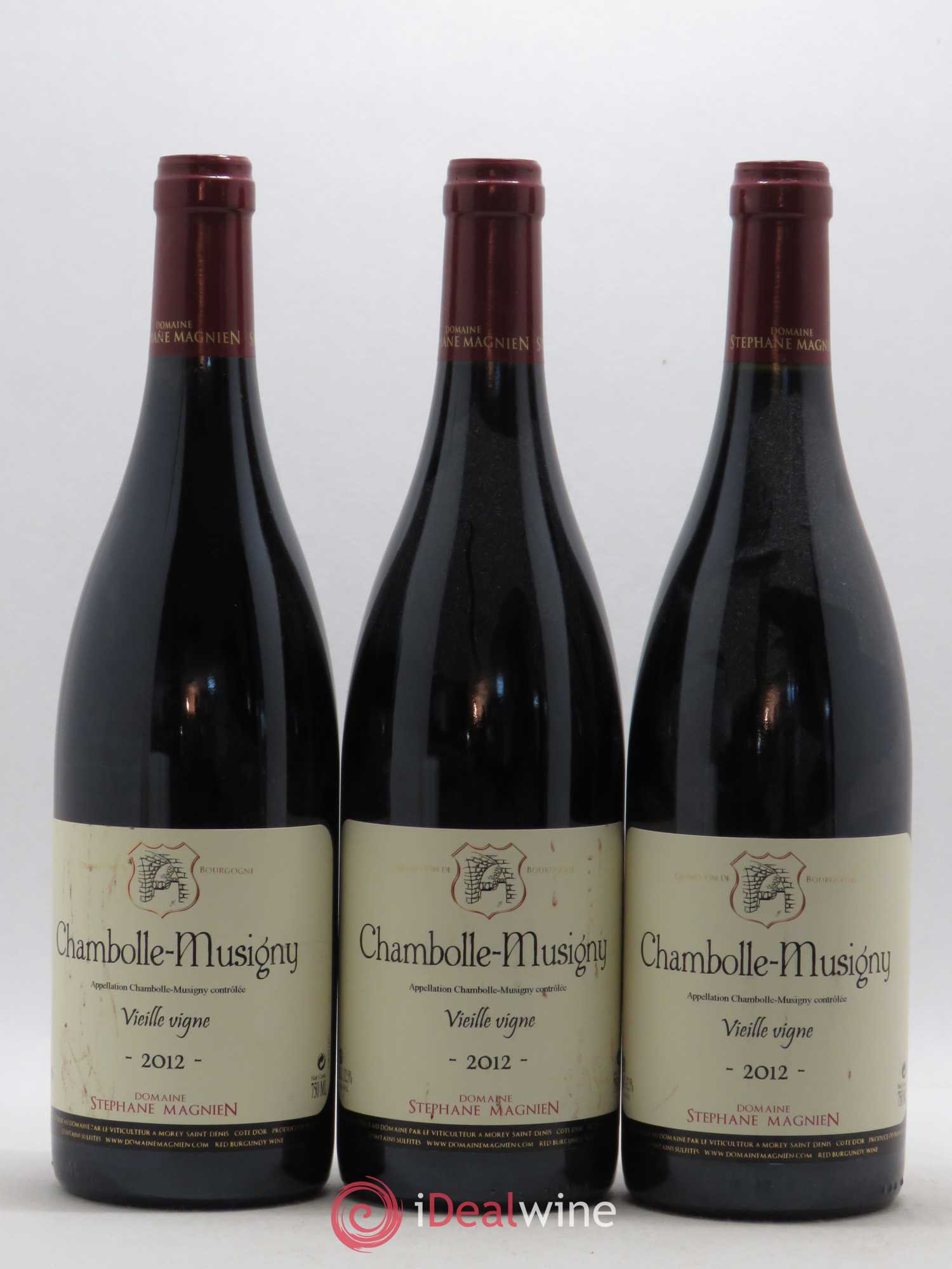 Chambolle-Musigny Vieille Vigne Stéphane Magnien 2012 - Posten von 3 Flaschen - 0