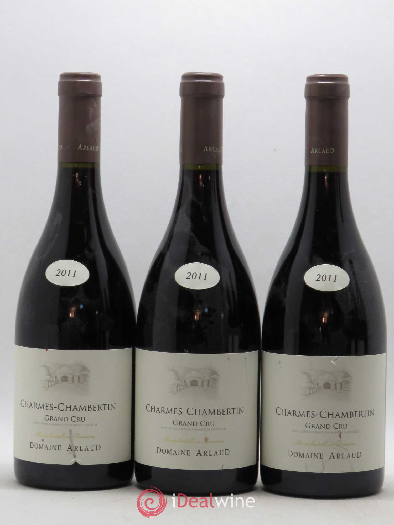 Charmes-Chambertin Grand Cru Arlaud 2011 - Lot de 3 bouteilles - 0