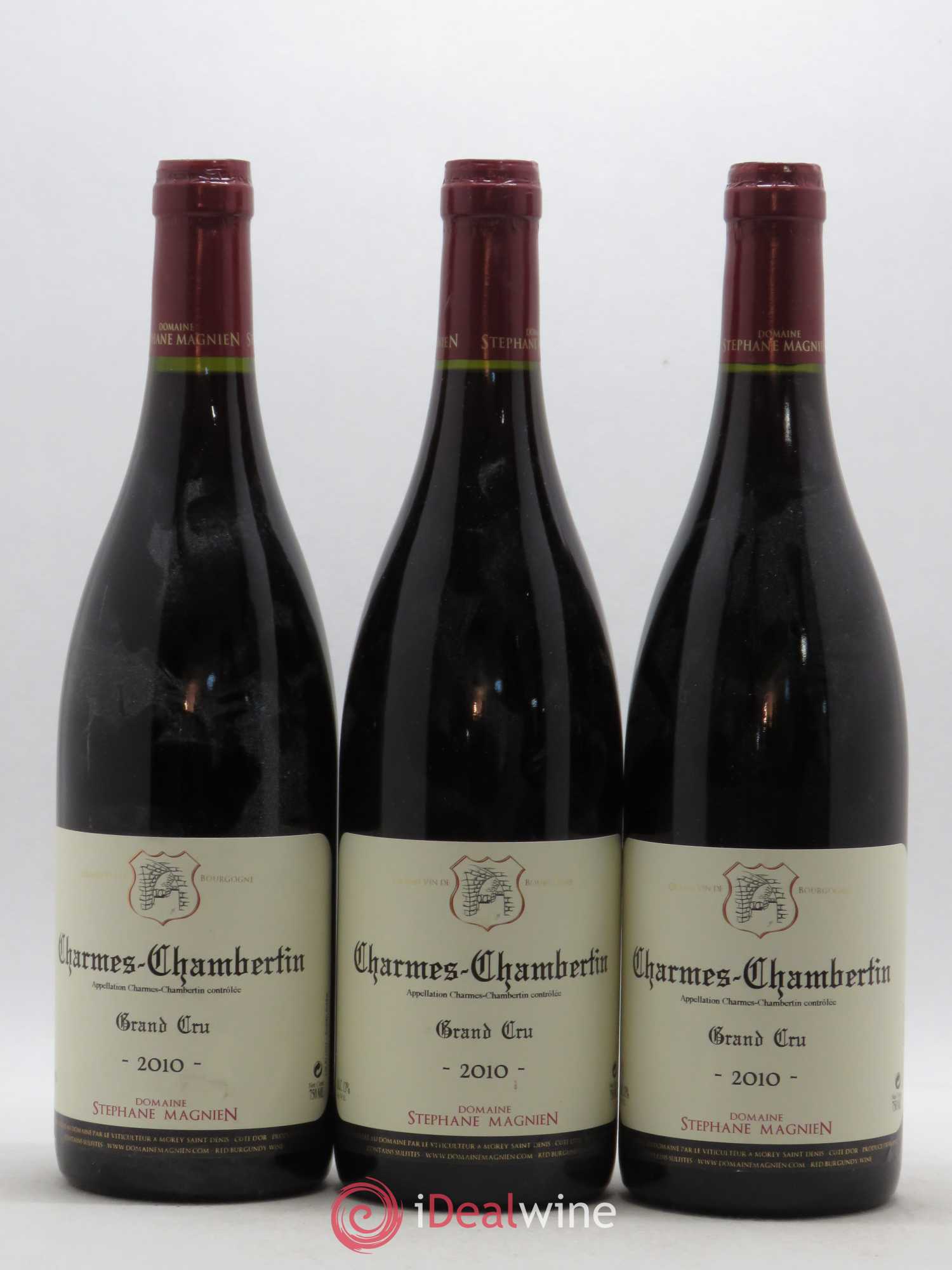 Charmes-Chambertin Grand Cru Stéphane Magnien (Domaine) 2010 - Lot de 3 bouteilles - 0
