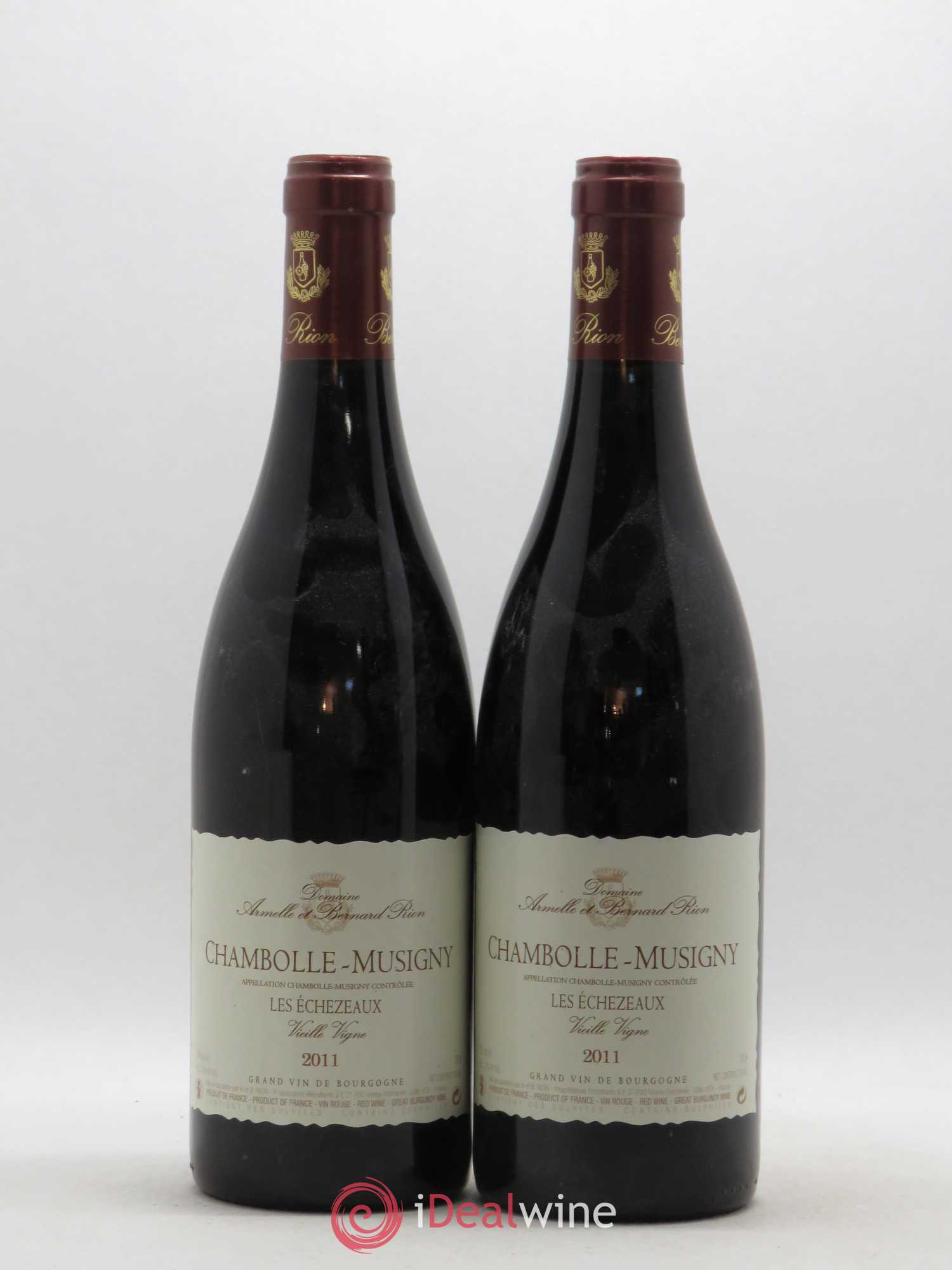 Chambolle-Musigny Les Echezeaux Vieille Vigne Domaine Rion 2011 - Posten von 2 Flaschen - 0