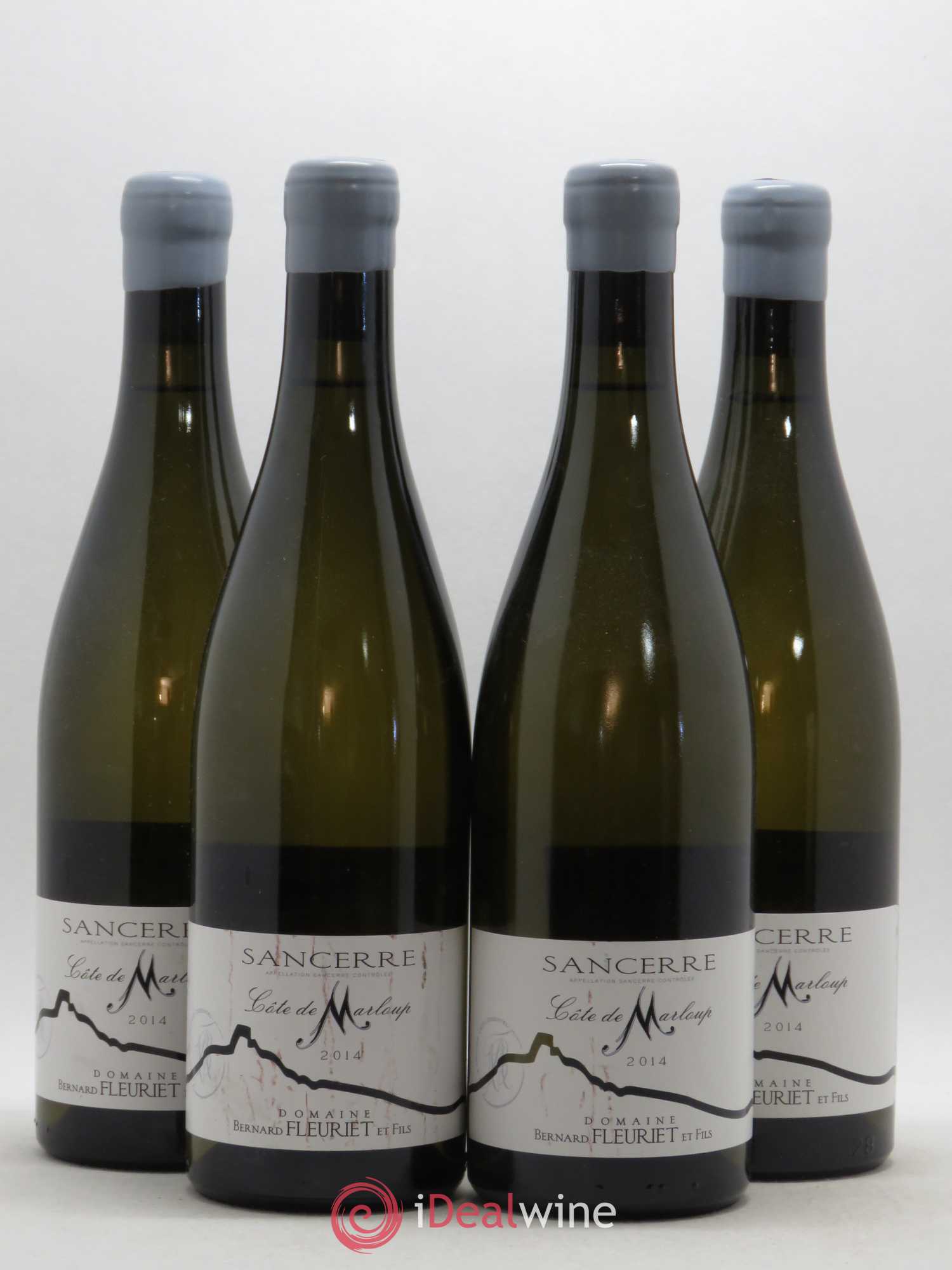 Sancerre Côte de Marloup Fleuriet (sans prix de réserve) 2014 - Posten von 4 Flaschen - 0