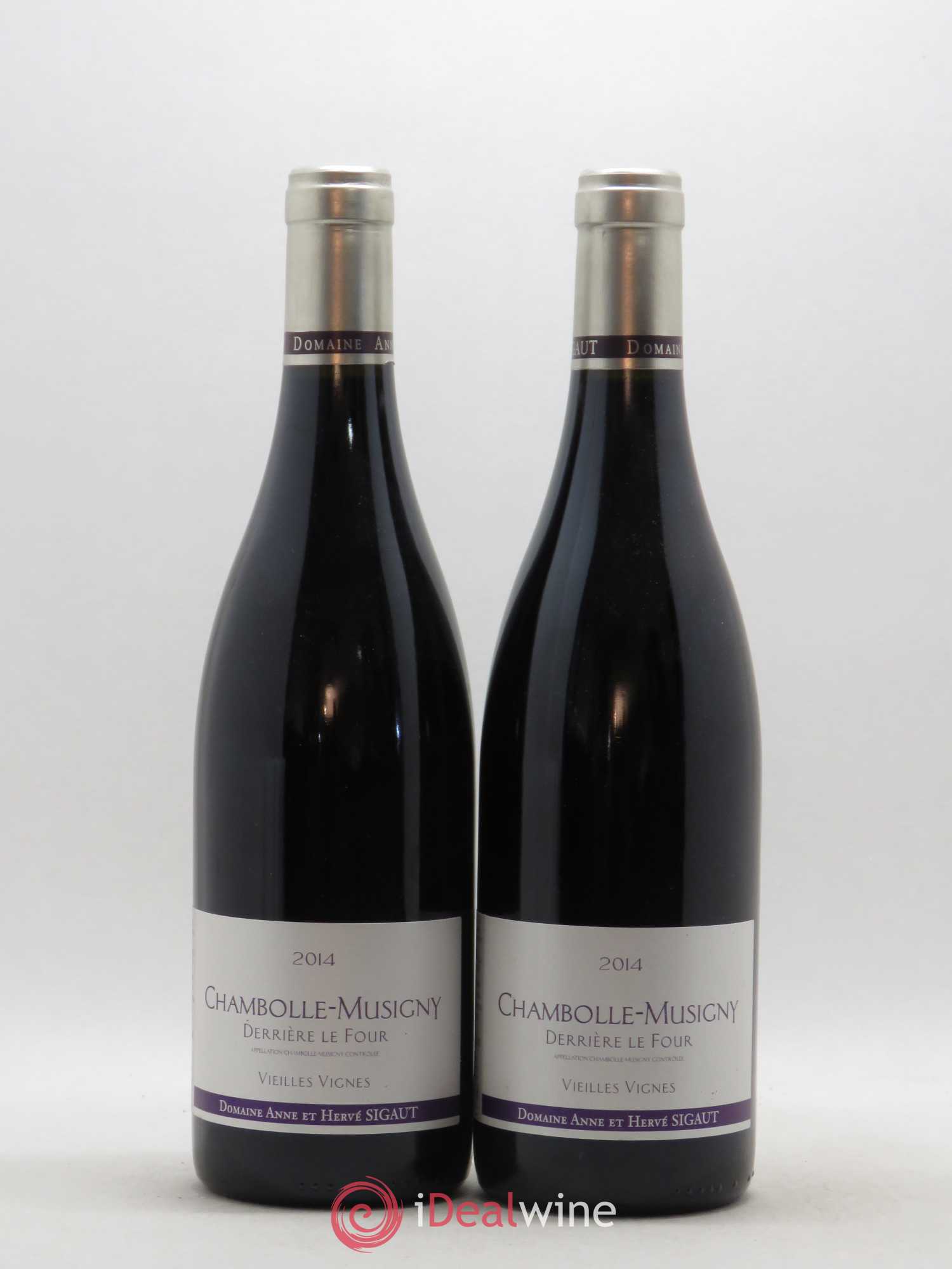 Chambolle-Musigny Derrière le Four Vieilles Vignes Domaine Sigaut 2014 - Posten von 2 Flaschen - 0