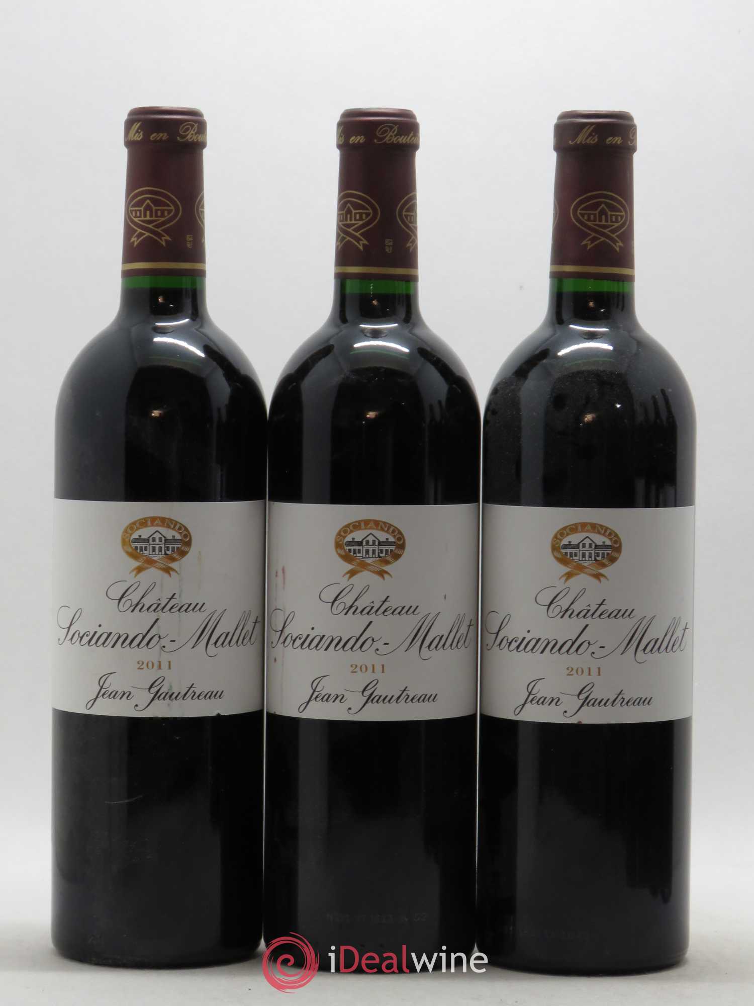 Château Sociando Mallet 2011 - Lot de 6 bouteilles - 1