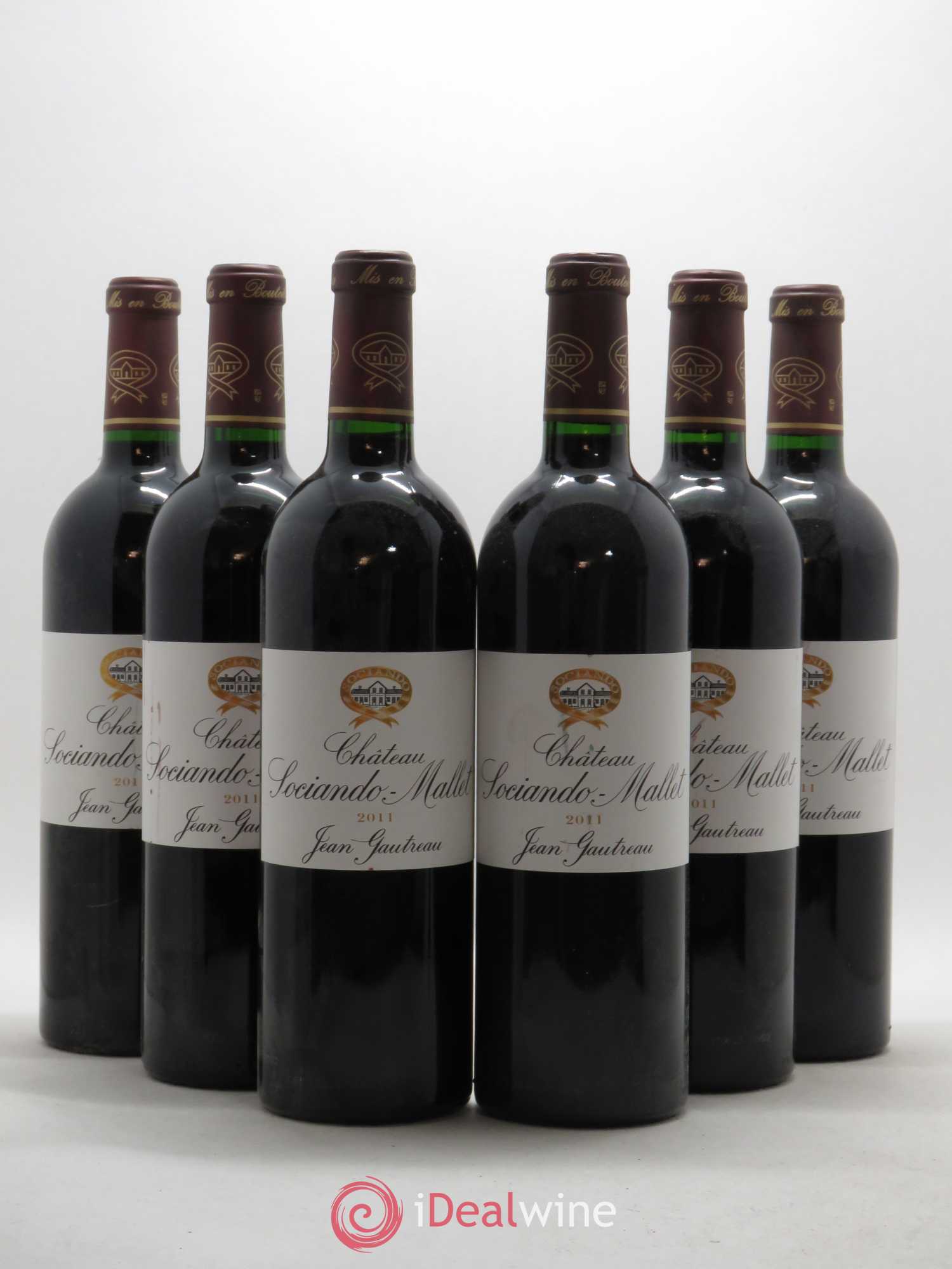Château Sociando Mallet 2011 - Lot de 6 bouteilles - 0