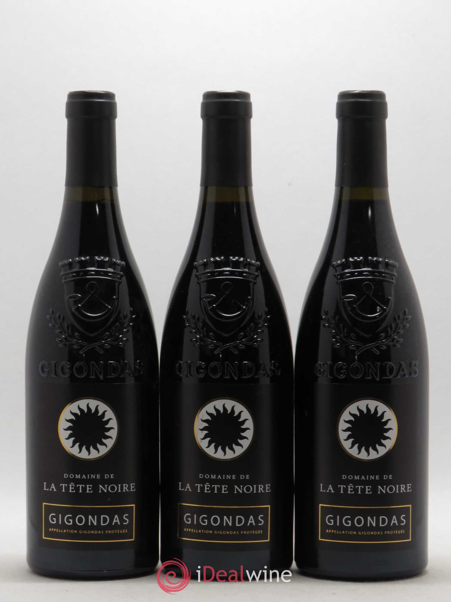 Gigondas Tête Noire (sans prix de réserve) 2014 - Posten von 3 Flaschen - 0