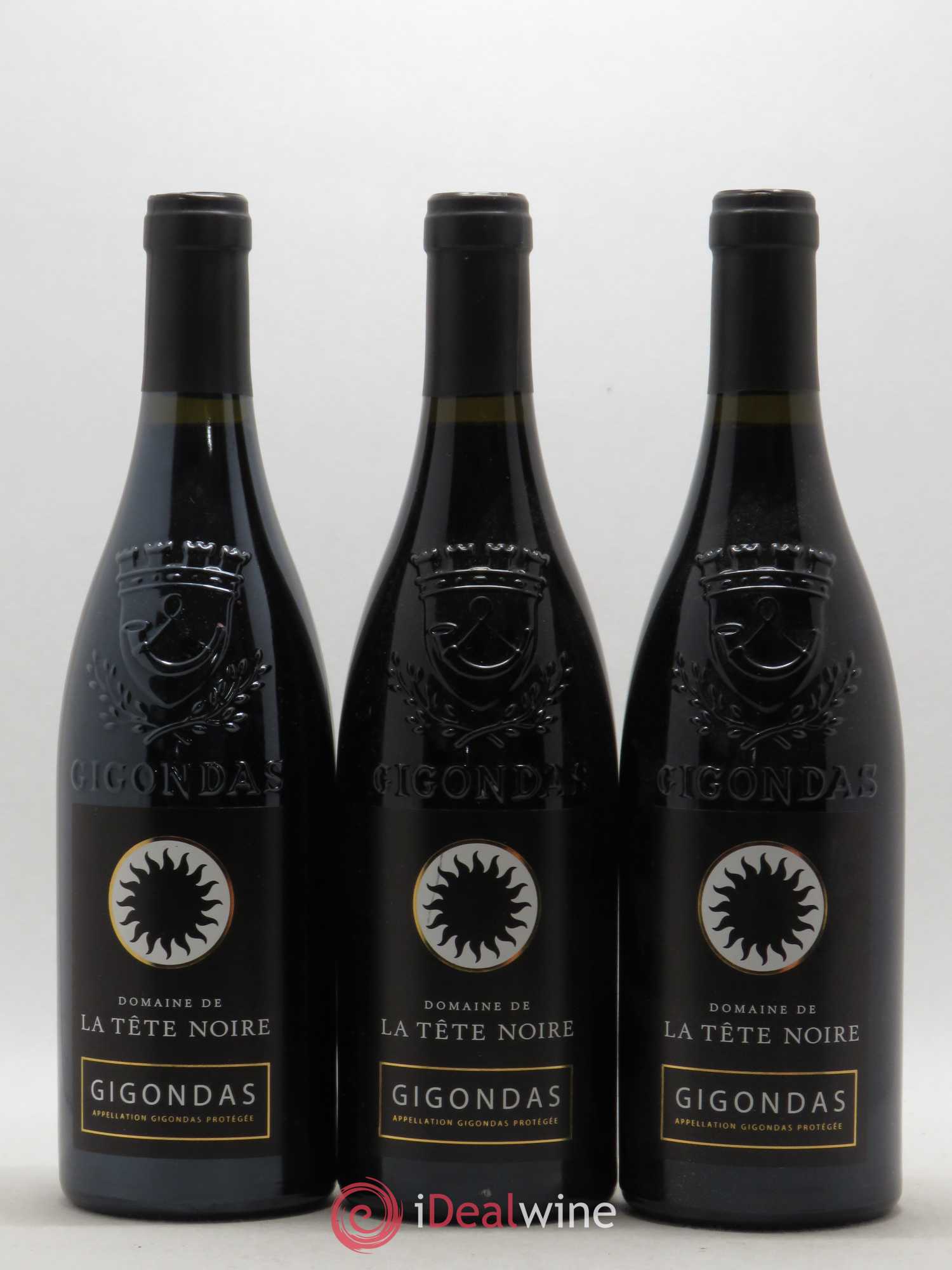 Gigondas Tête Noire (no reserve) 2014 - Lot of 3 bottles - 0