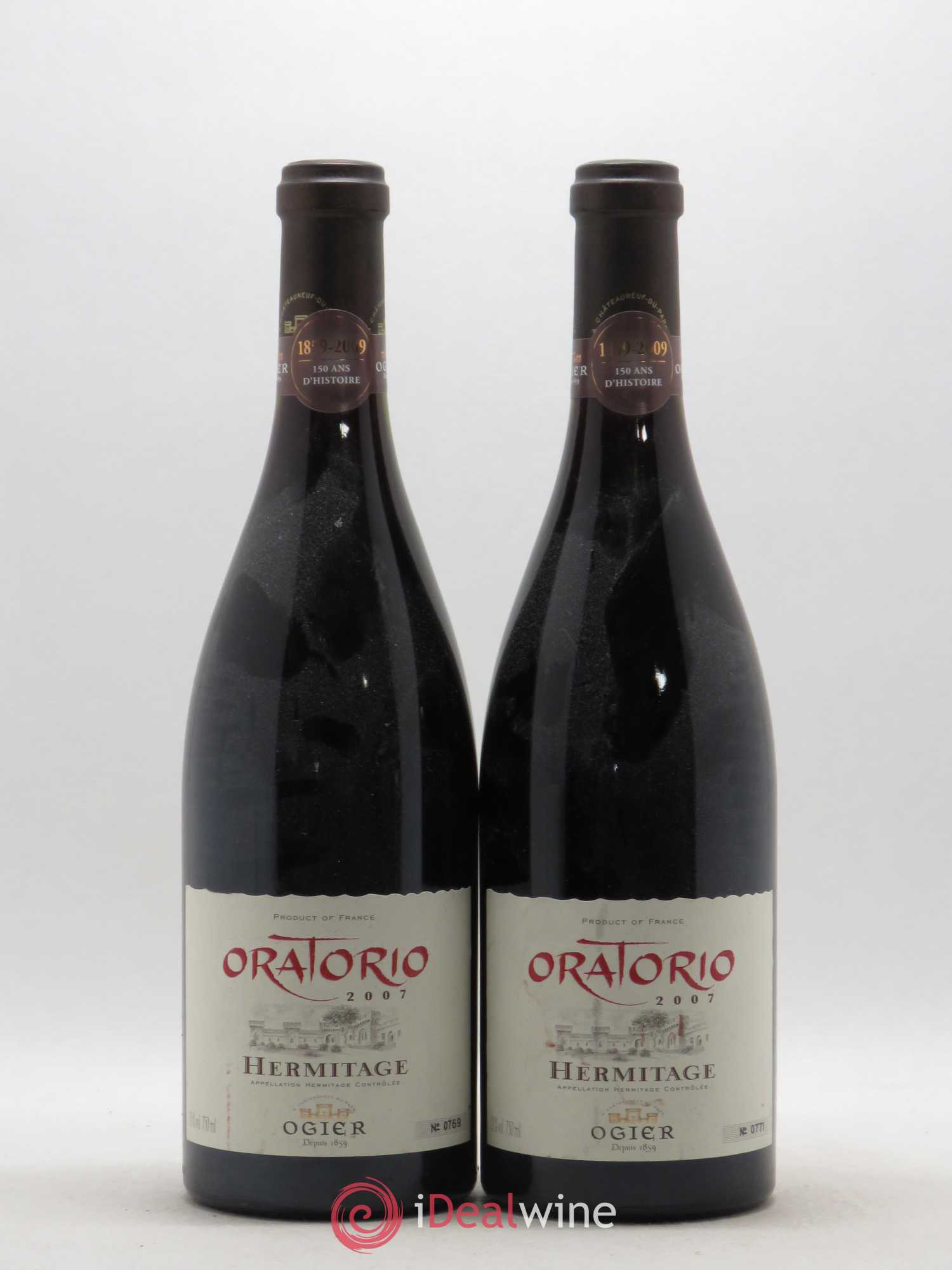 Hermitage Oratorio Ogier 2007 - Posten von 2 Flaschen - 0