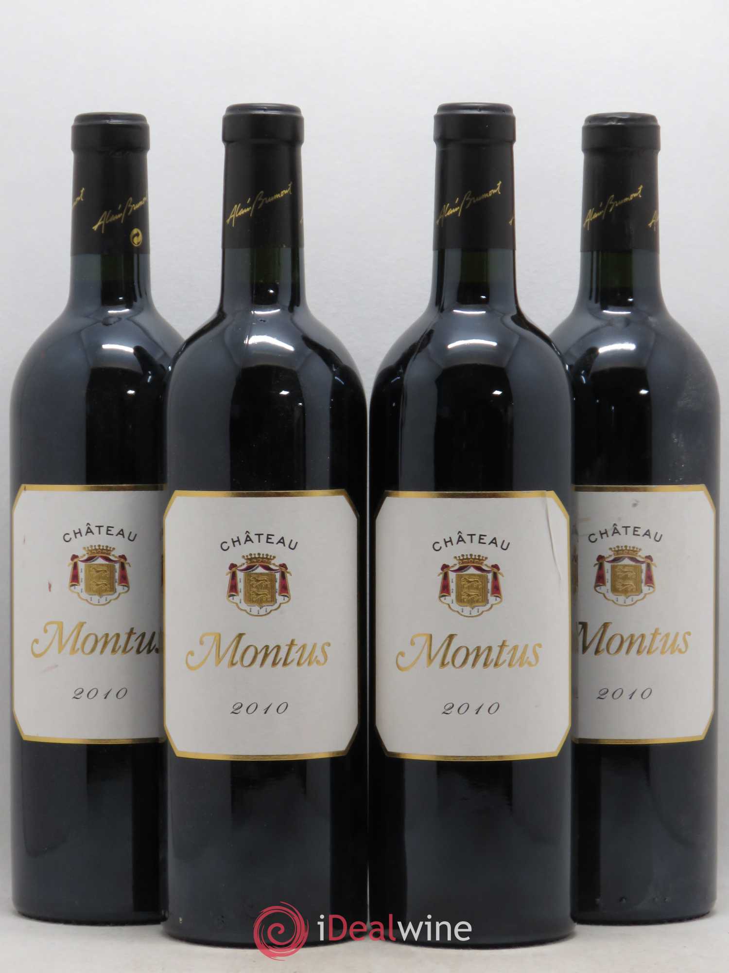 Madiran Château Montus Alain Brumont 2010 - Lot de 4 bouteilles - 0