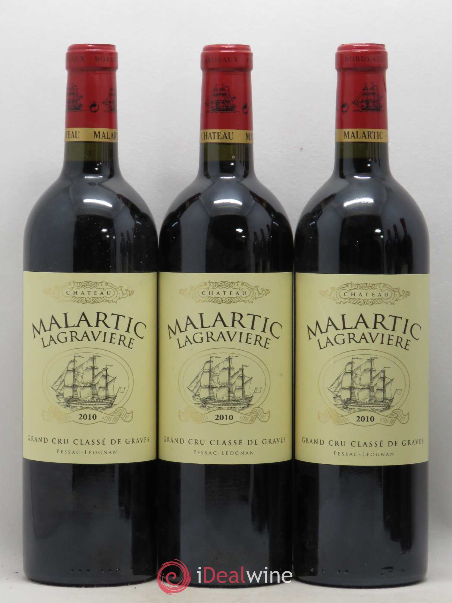 Château Malartic-Lagravière Cru Classé de Graves 2010 - Lot de 6 bouteilles - 1