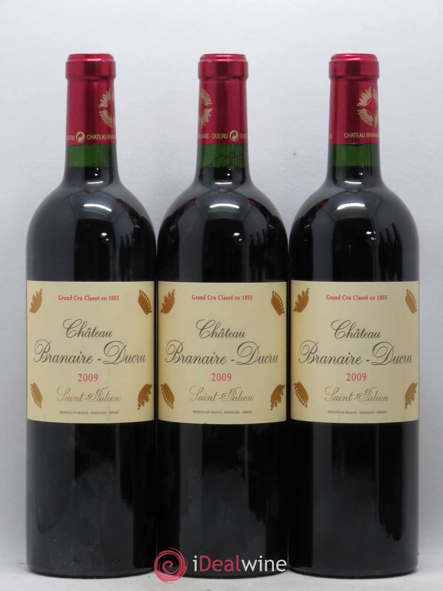 Château Branaire Ducru 4ème Grand Cru Classé 2009 - Lot de 6 bouteilles - 1