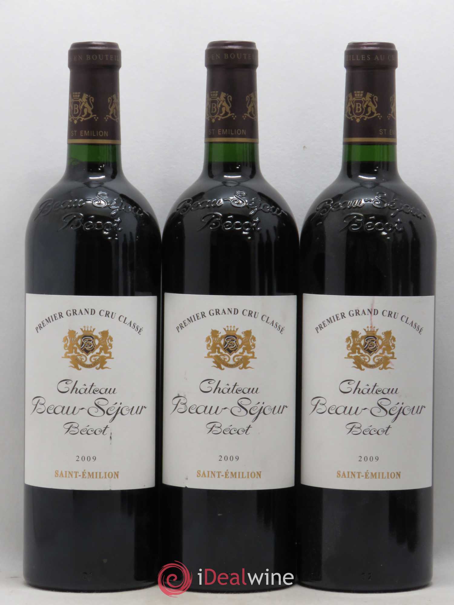 Château Beau-Séjour Bécot 1er Grand Cru Classé B 2009 - Lot de 6 bouteilles - 1
