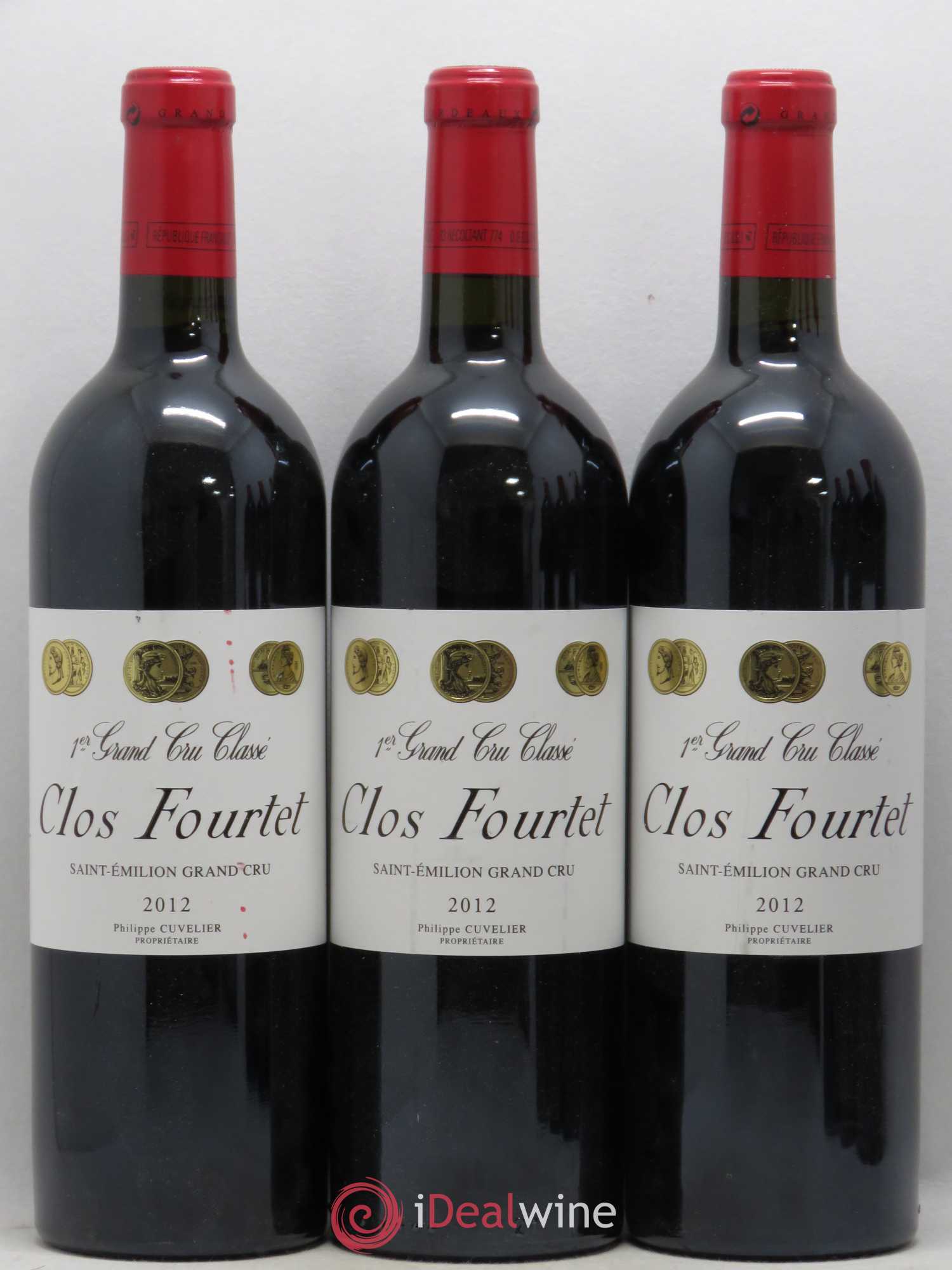 Clos Fourtet 1er Grand Cru Classé B 2012 - Lot de 6 bouteilles - 1