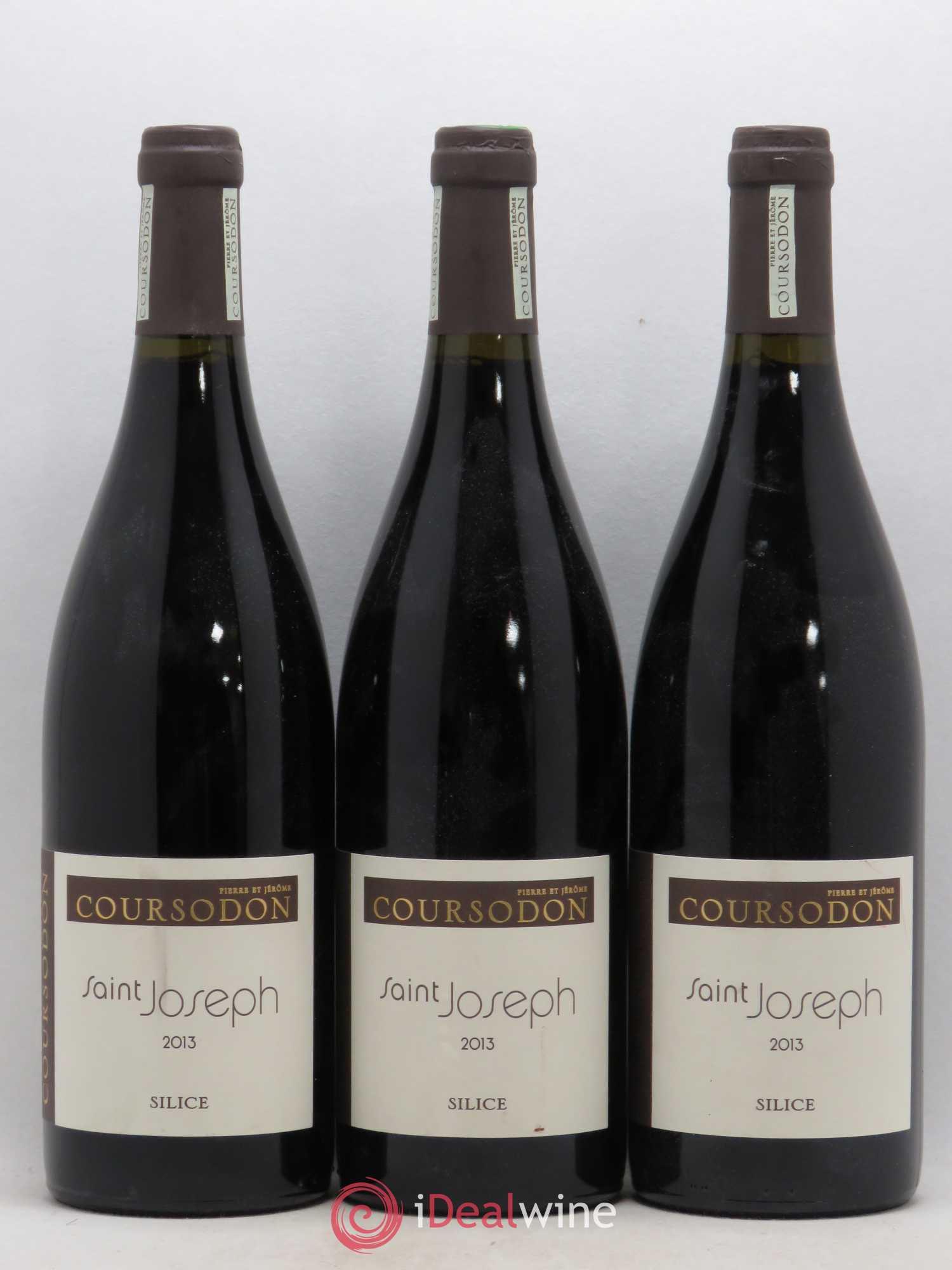 Saint-Joseph Silice Pierre et Jérôme Coursodon 2013 - Lot de 3 bouteilles - 0