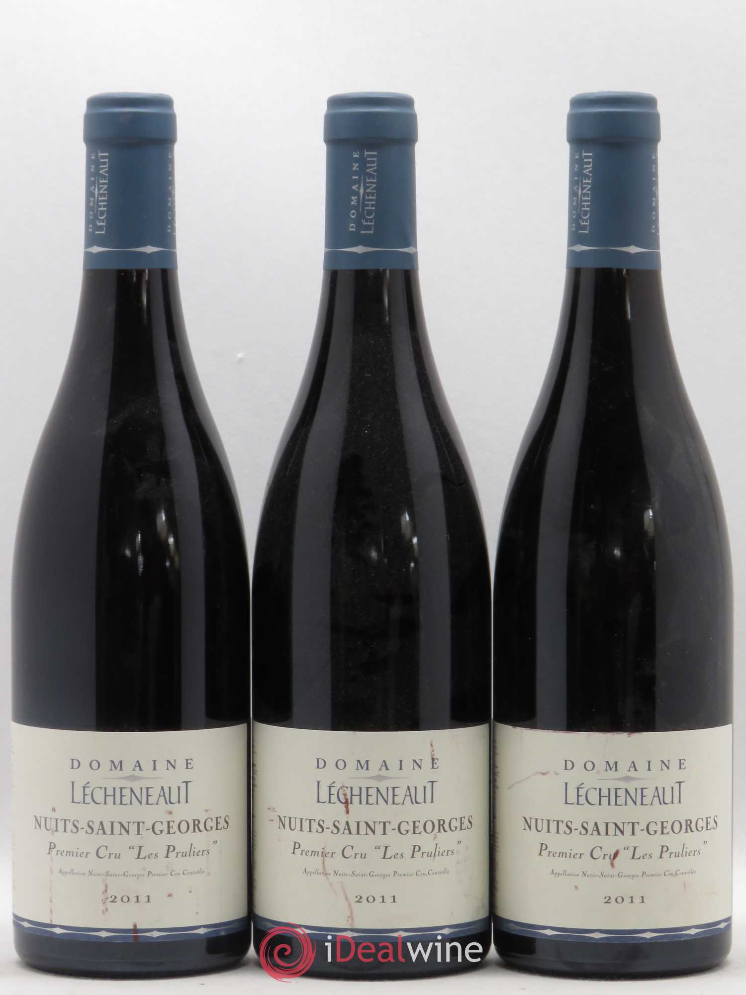 Nuits-Saint-Georges 1er Cru Les Pruliers Lécheneaut (Domaine) 2011 - Lotto di 3 bottiglie - 0