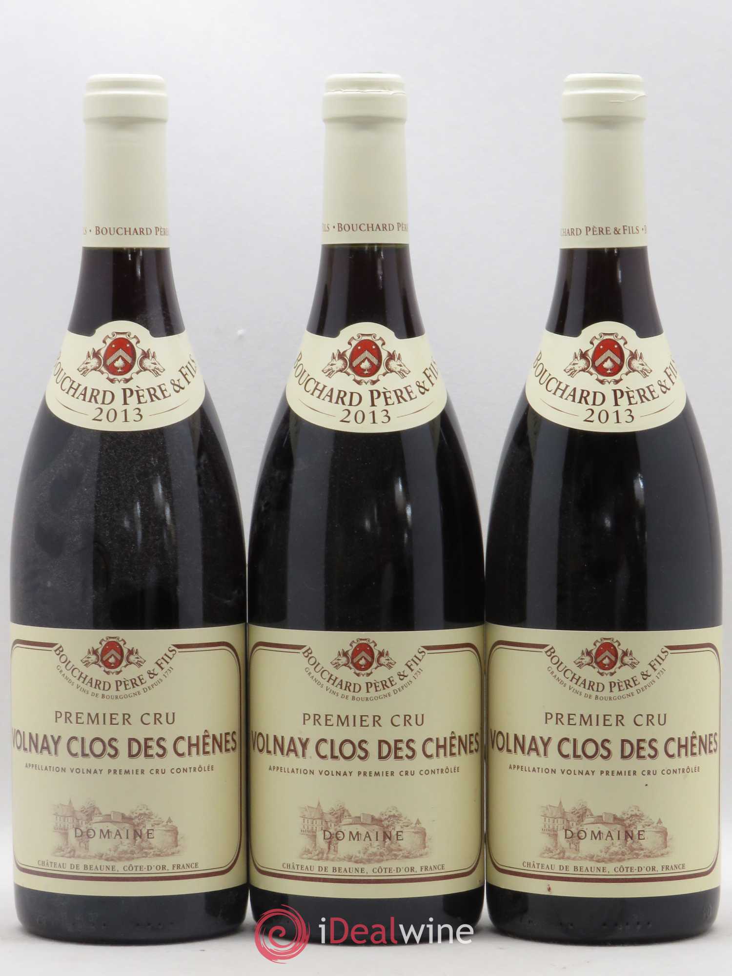 Volnay 1er Cru Clos des Chênes Bouchard Père & Fils 2013 - Lot de 3 bouteilles - 0