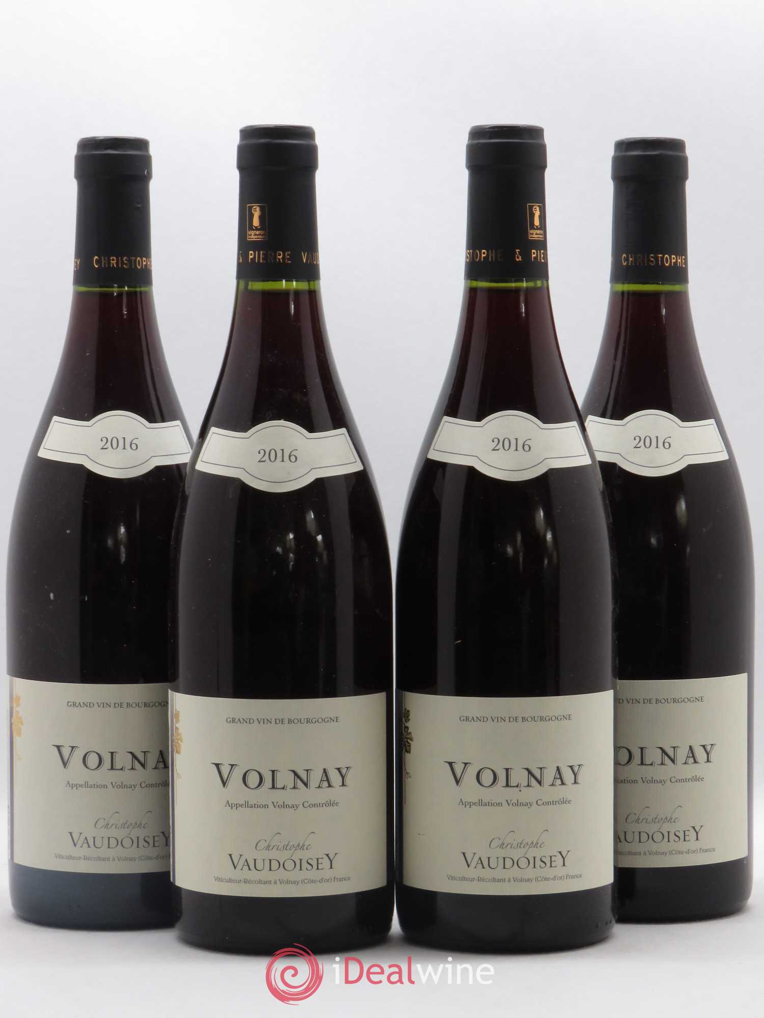 Volnay Vaudoisey 2016 - Lot de 4 bouteilles - 0