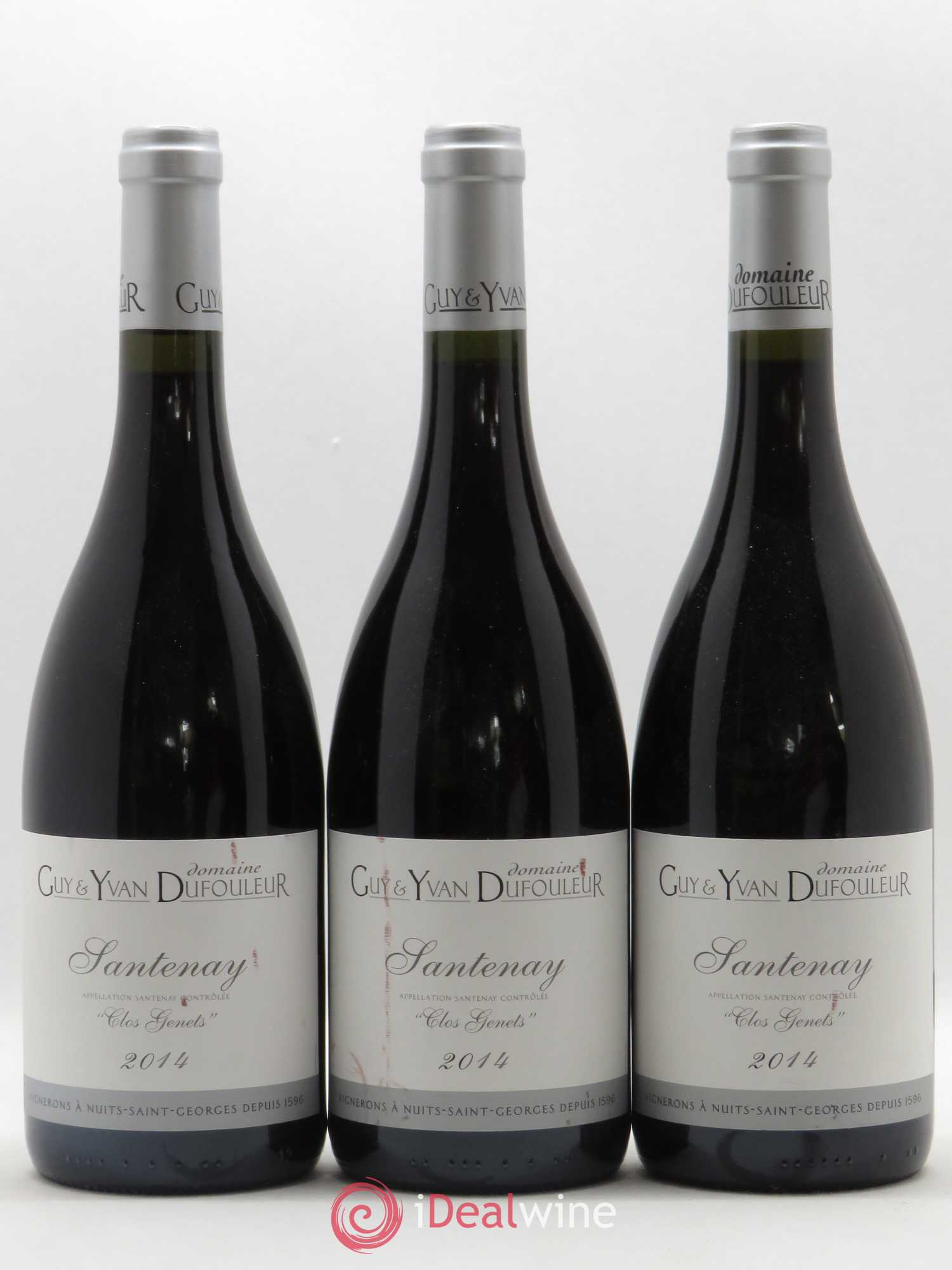 Santenay Clos Genêts Dufouleur 2014 - Posten von 3 Flaschen - 0