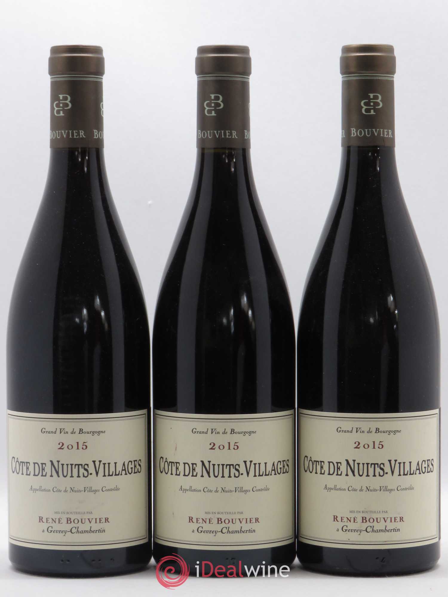 Côte de Nuits-Villages Bouvier 2015 - Lot de 3 bouteilles - 0