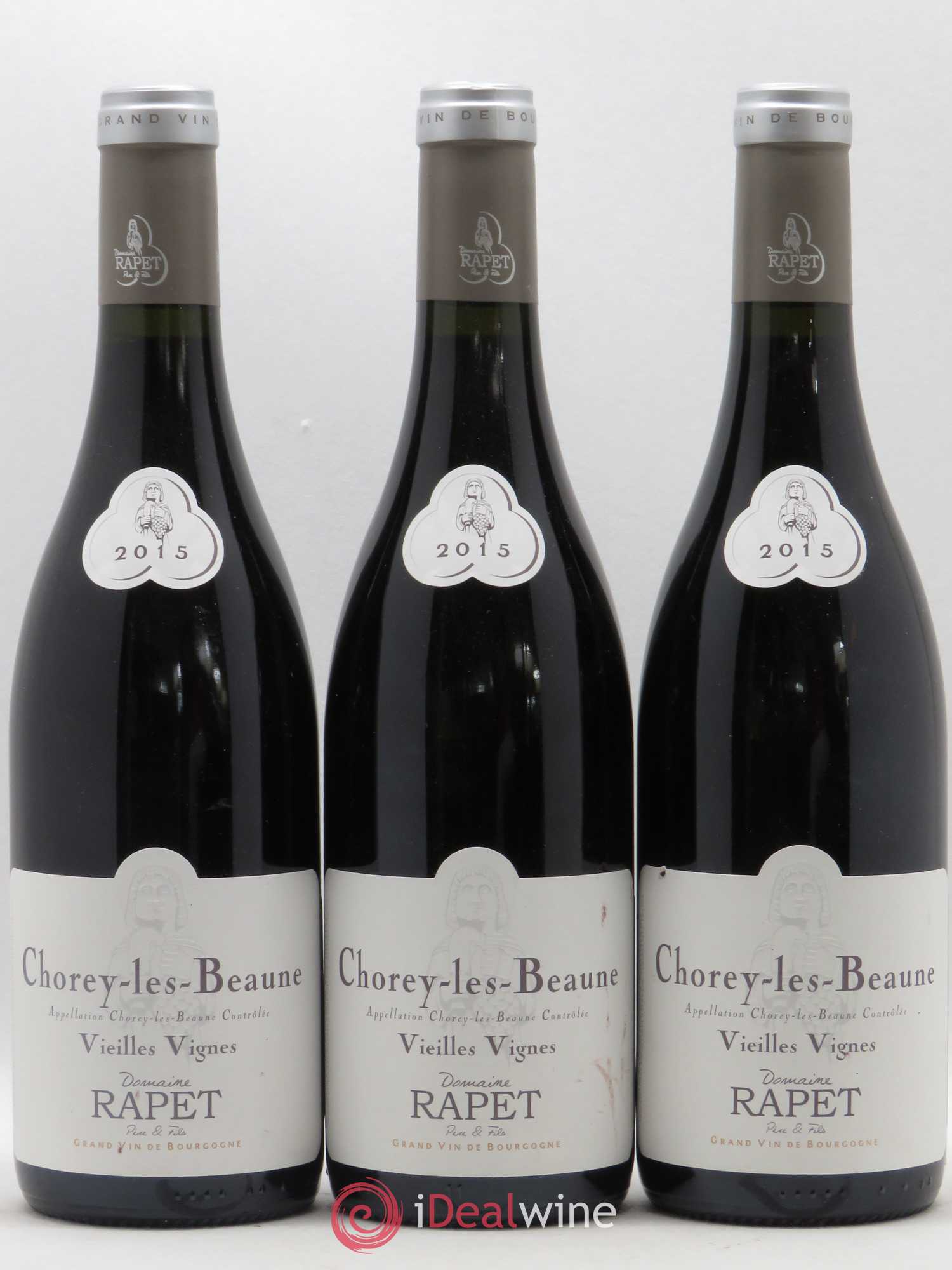 Chorey-lès-Beaune Vieilles vignes Rapet 2015 - Posten von 3 Flaschen - 0