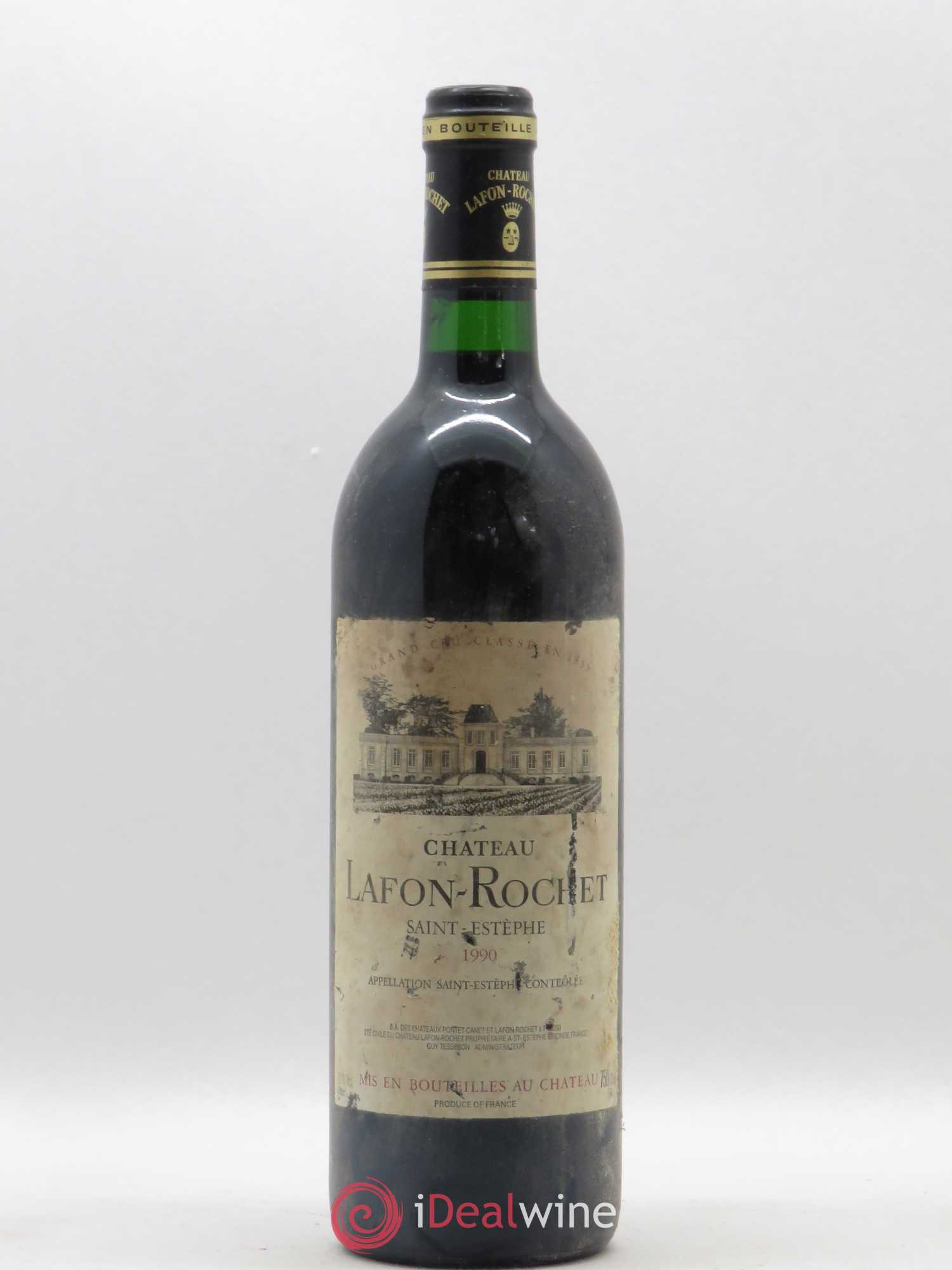 Château Lafon Rochet 4ème Grand Cru Classé 1990 - Lot de 1 bouteille - 0