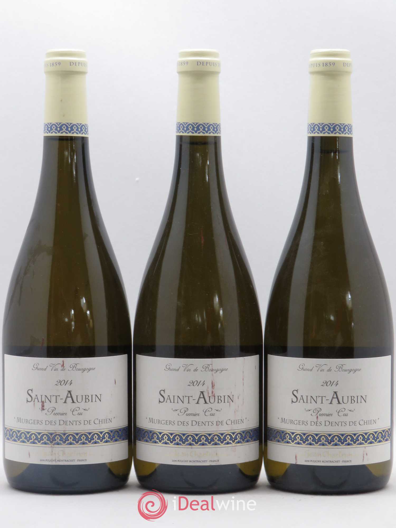 Saint-Aubin 1er Cru Murgers des Dents de Chiens Chartron 2014 - Lotto di 3 bottiglie - 0
