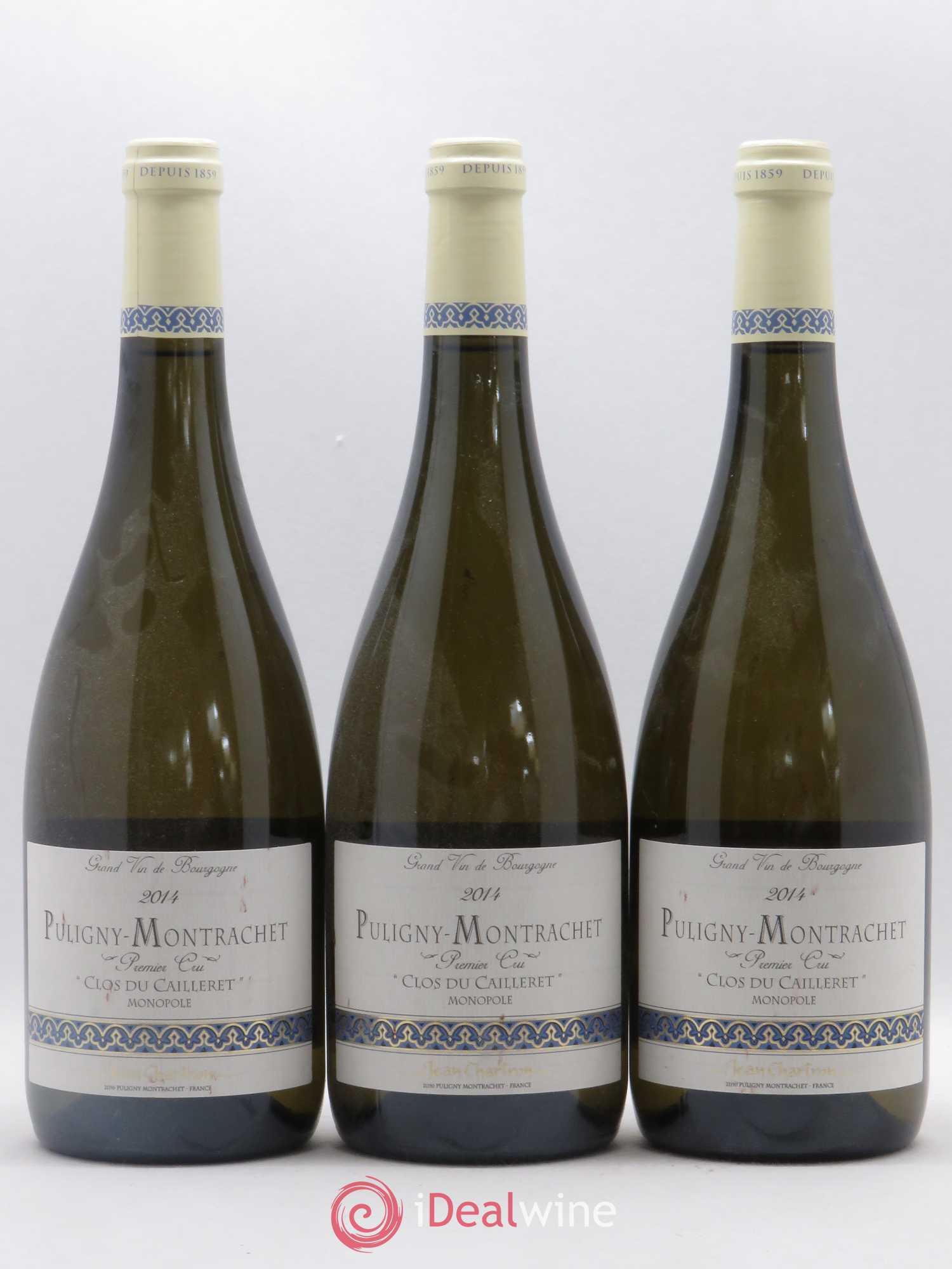 Puligny-Montrachet 1er Cru Clos du Cailleret Charton 2014 - Posten von 3 Flaschen - 0