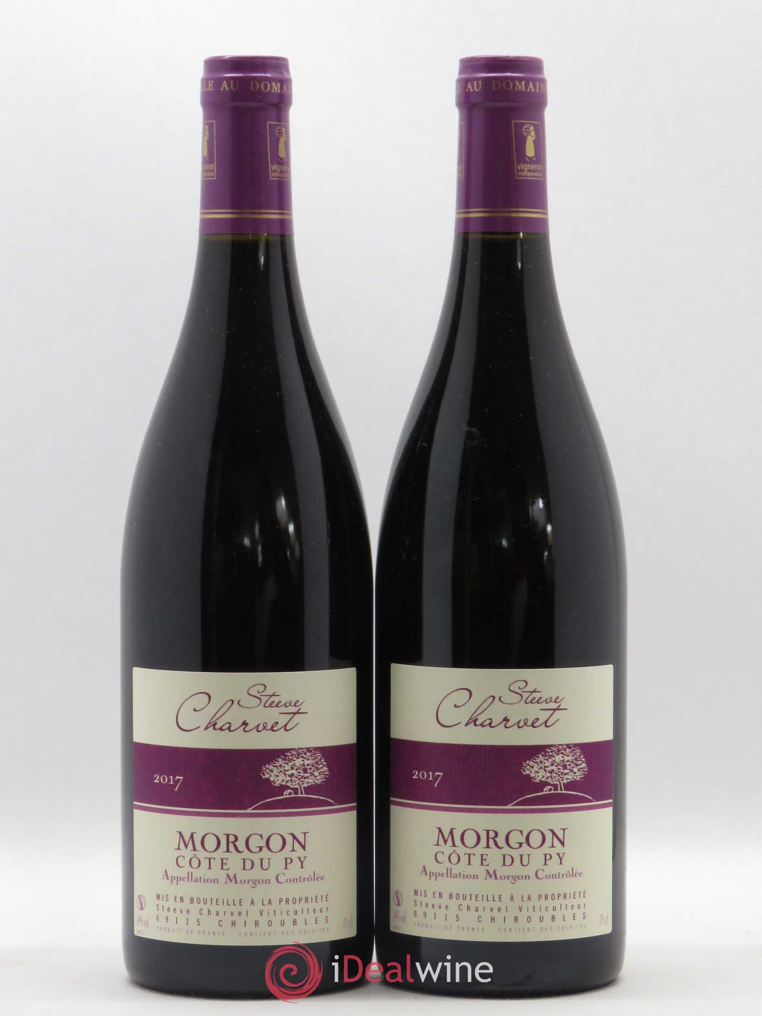 Morgon Côte de Py Charvet (sans prix de réserve) 2017 - Posten von 2 Flaschen - 0