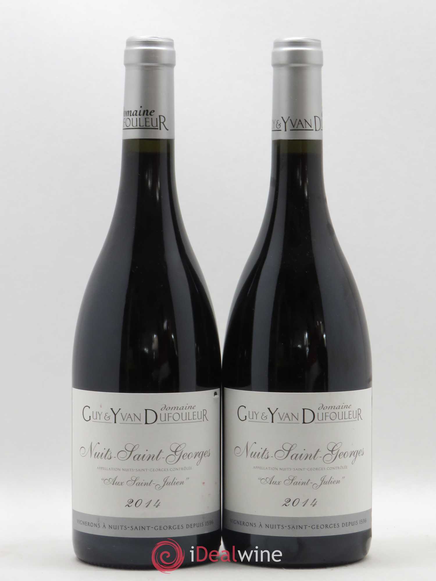 Nuits-Saint-Georges 1er Cru Aux Saint Julien Dufouleur 2014 - Posten von 2 Flaschen - 0