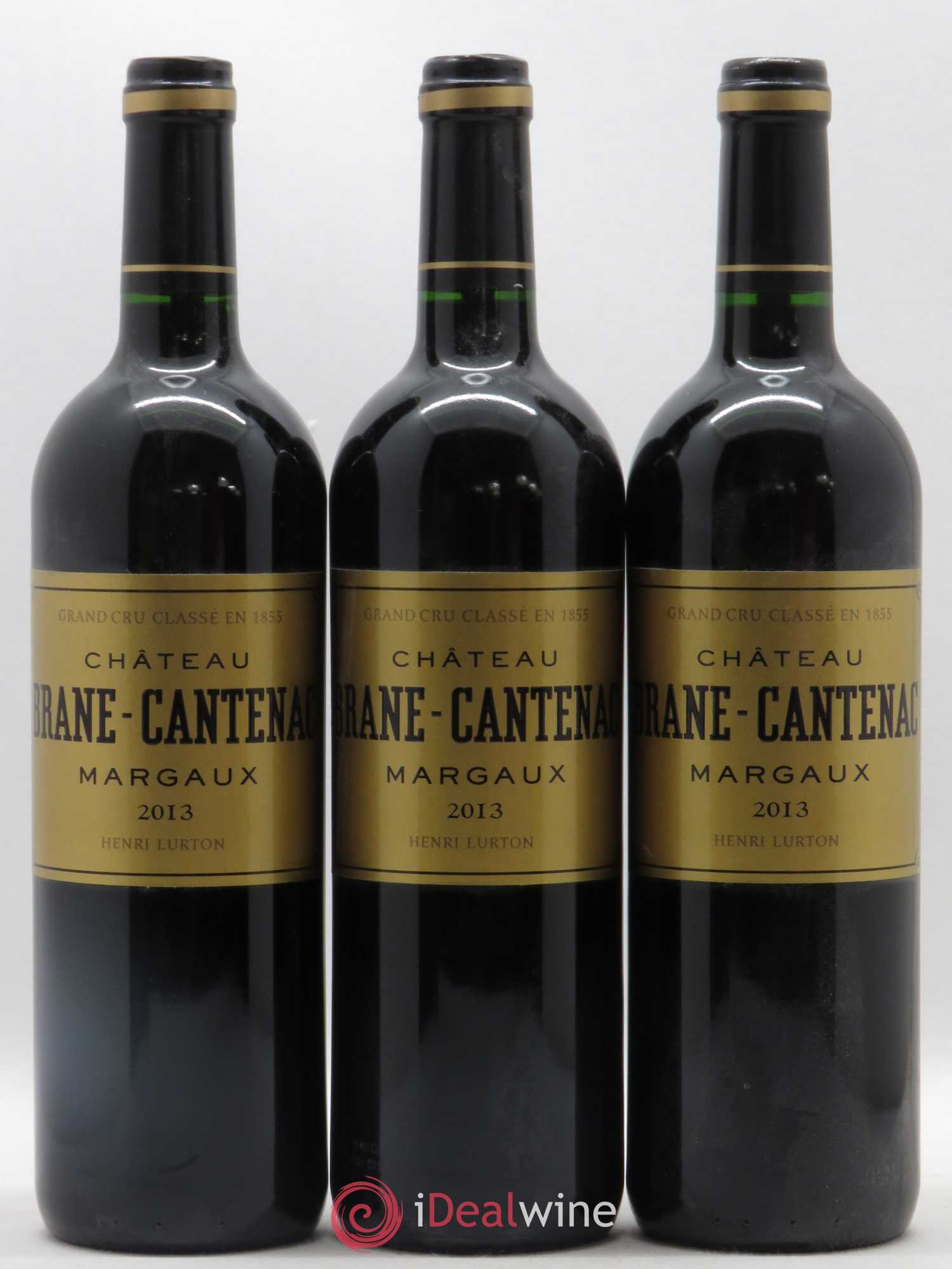 Château Brane Cantenac 2ème Grand Cru Classé 2013 - Lot de 3 bouteilles - 0